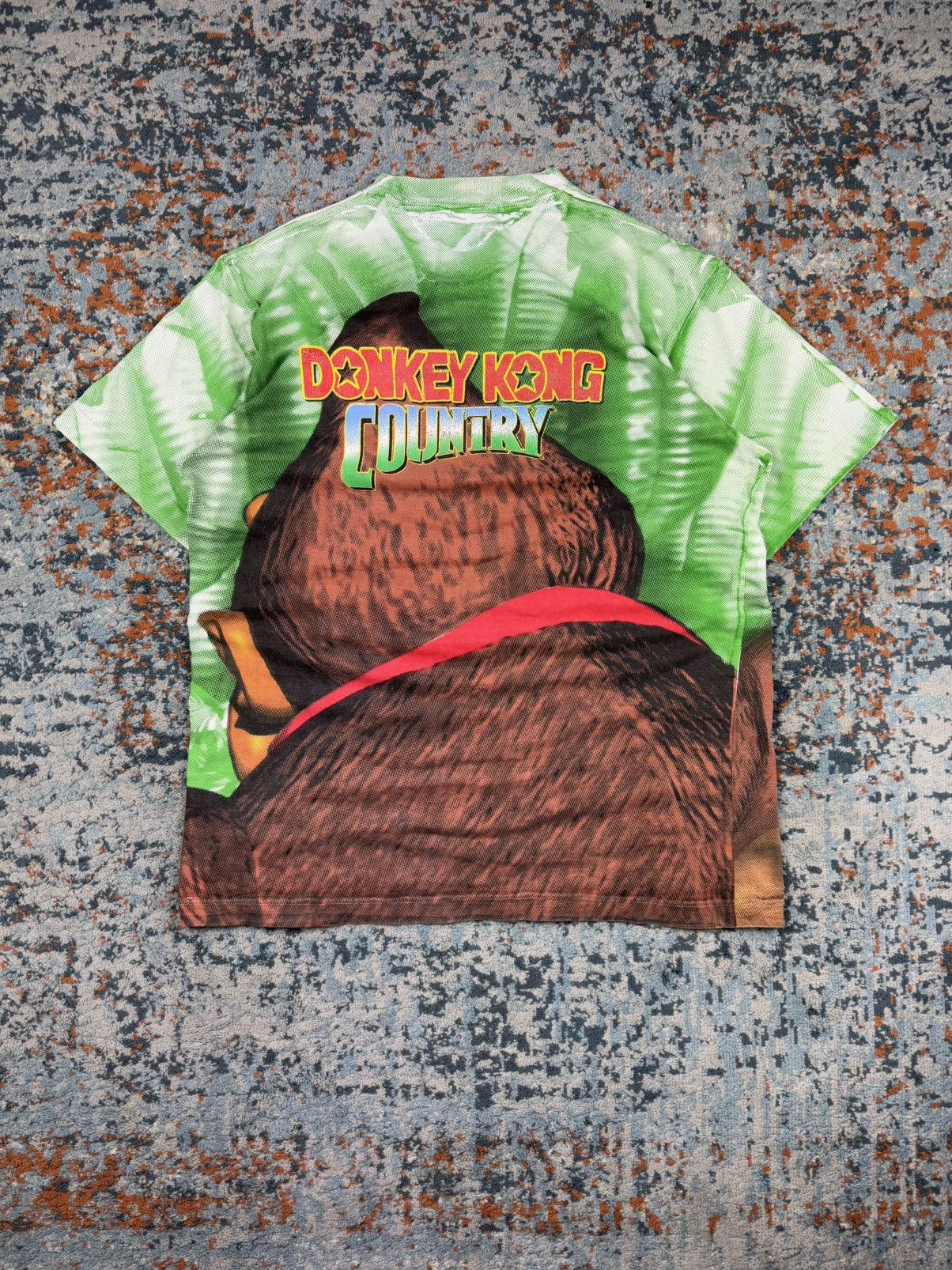 Nintendo × Vintage Vintage 1994 Donkey Kong Country all over print graphic tee Size US XL / EU 56 / 4 - 2 Thumbnail