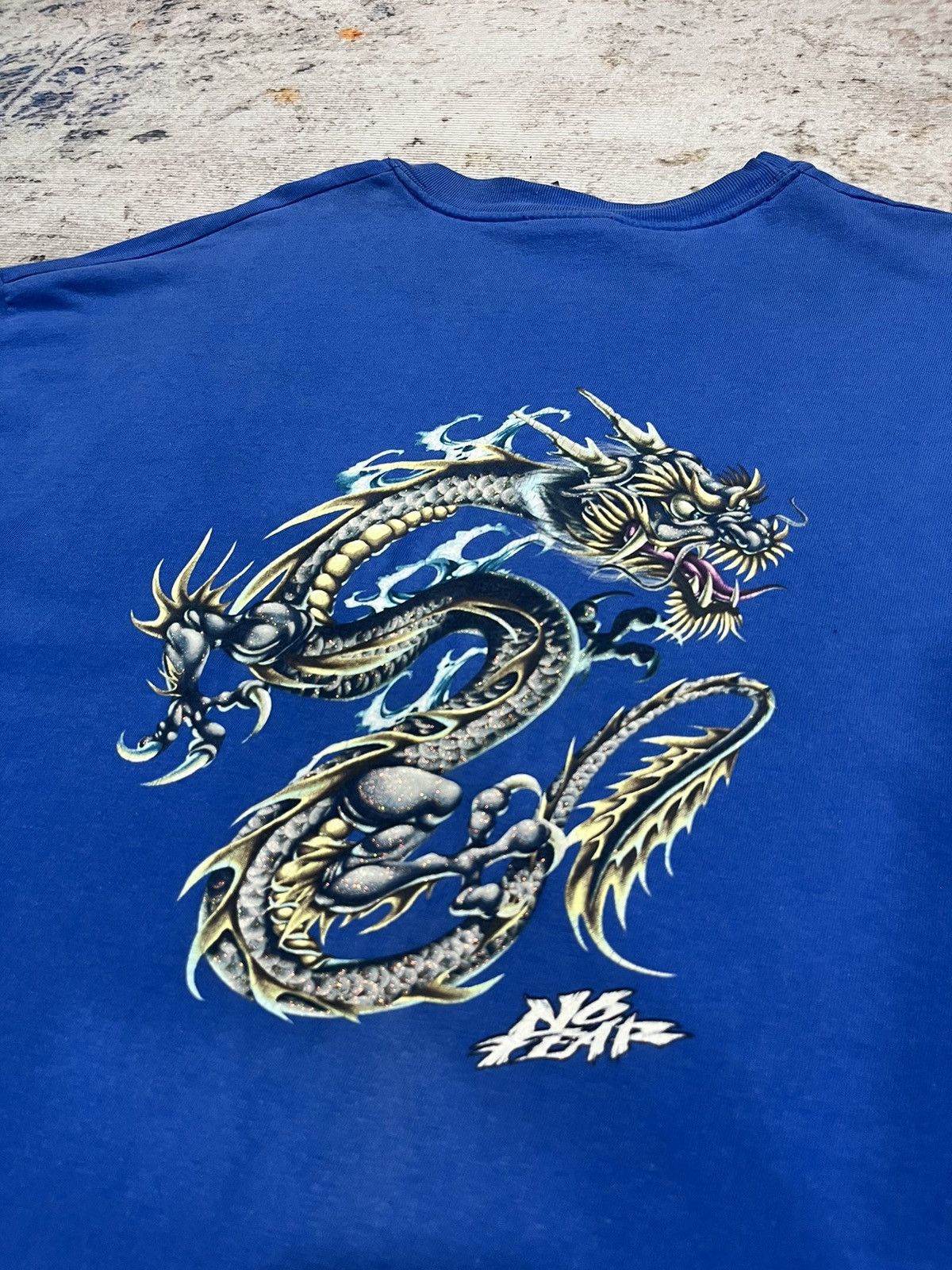No Fear 2000s No Fear Dragon Glitter Size US XL / EU 56 / 4 - 2 Thumbnail