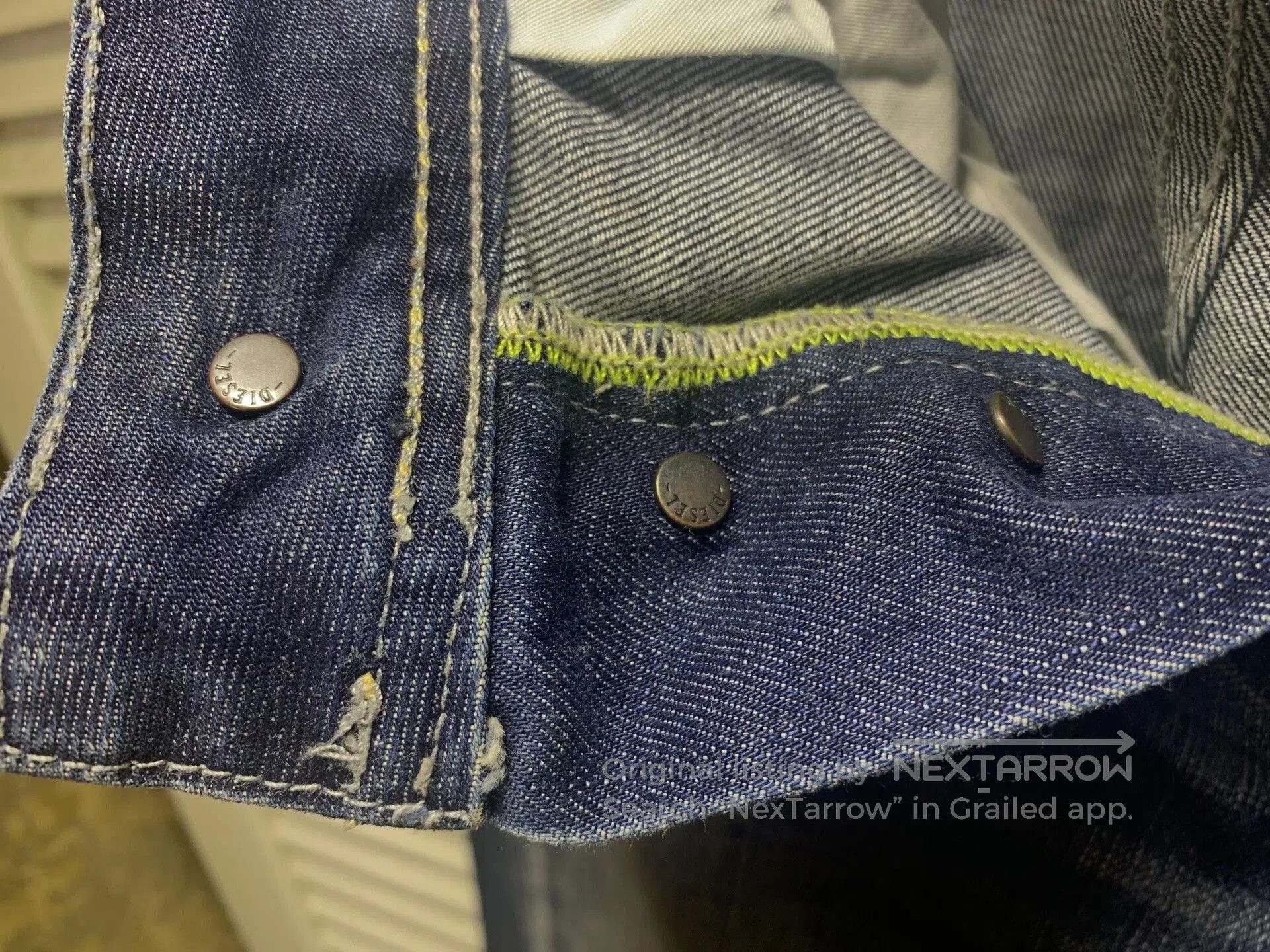 Diesel Diesel Men's Washed Faded Casual Jeans. Size US 30 / EU 46 - 4 Thumbnail