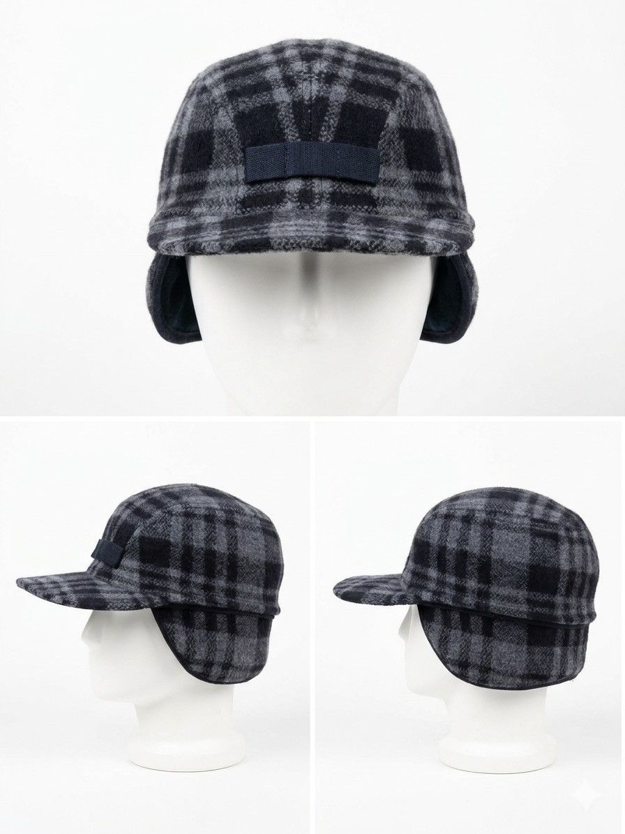 RRL Ralph Lauren RRL Double RL Ralph Lauren Plaid Earflap Hunting Cap Wool Size ONE SIZE - 1 Thumbnail