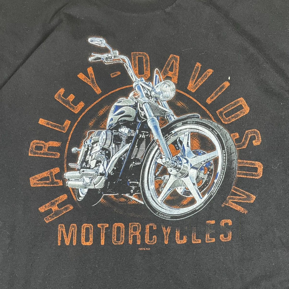 Vintage Harley Davidson Big Graphic Chopper Tshirt Size US XXL / EU 58 / 5 - 2 Thumbnail