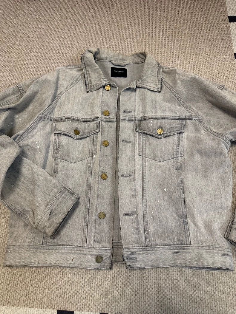 Fear of God Fear of God Denim jacket Size US M / EU 48-50 / 2 - 2 Thumbnail