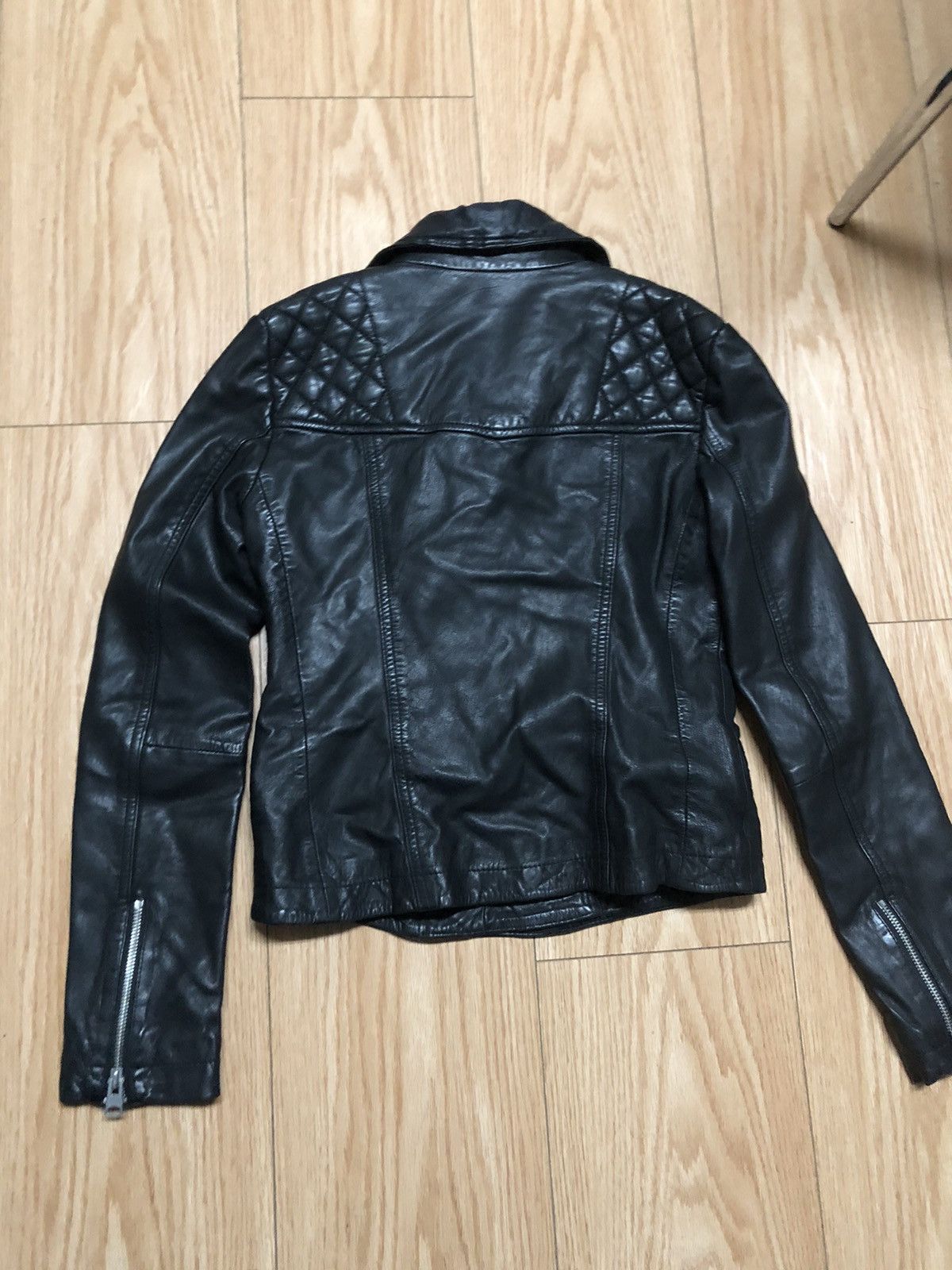 Allsaints Black sheep leather jacket Moto small Size XS / US 0-2 / IT 36-38 - 7 Thumbnail
