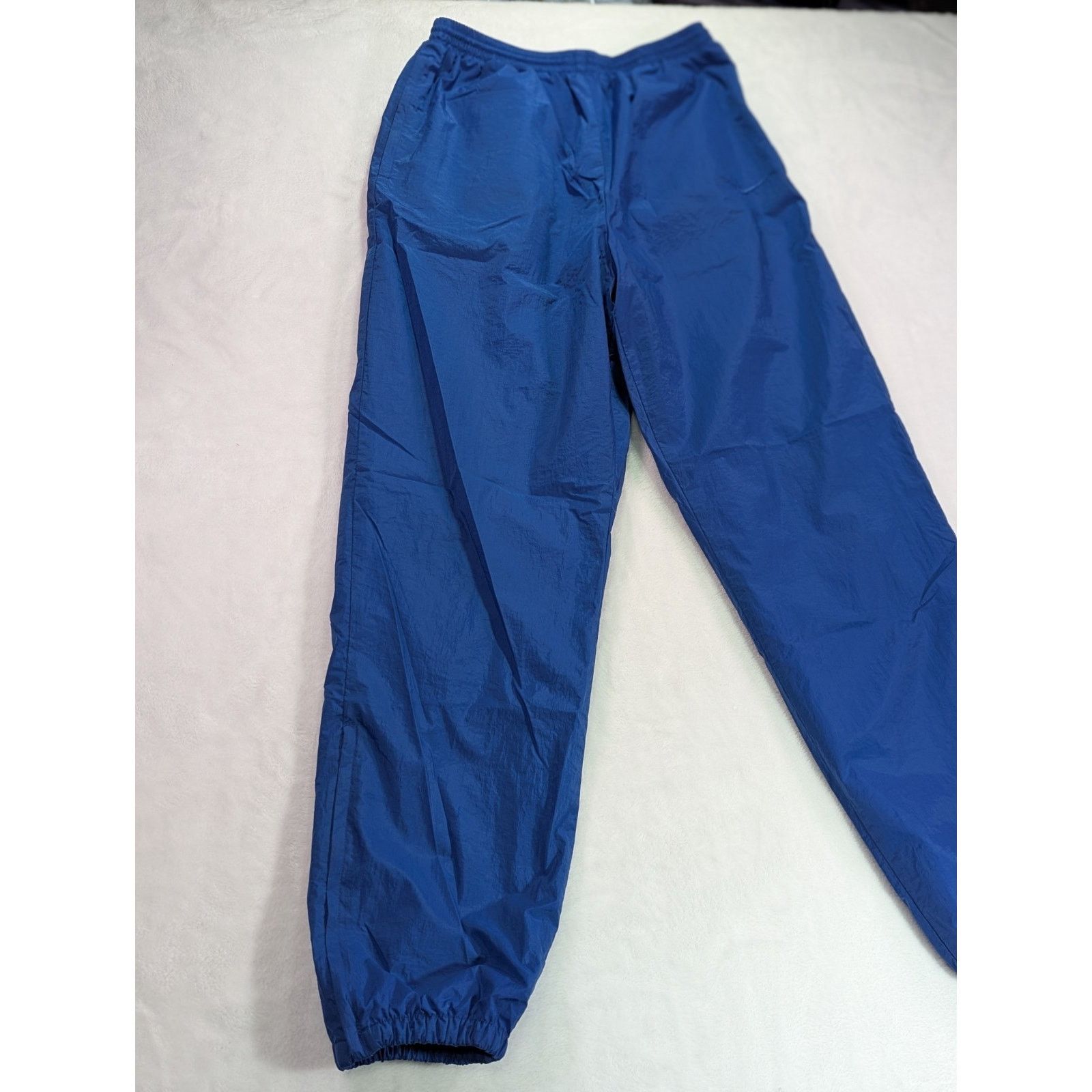 Nike Vintage 90s Nike Nylon Track Pants Royal Blue Women's M Size 26" / US 2 / IT 38 - 2 Thumbnail
