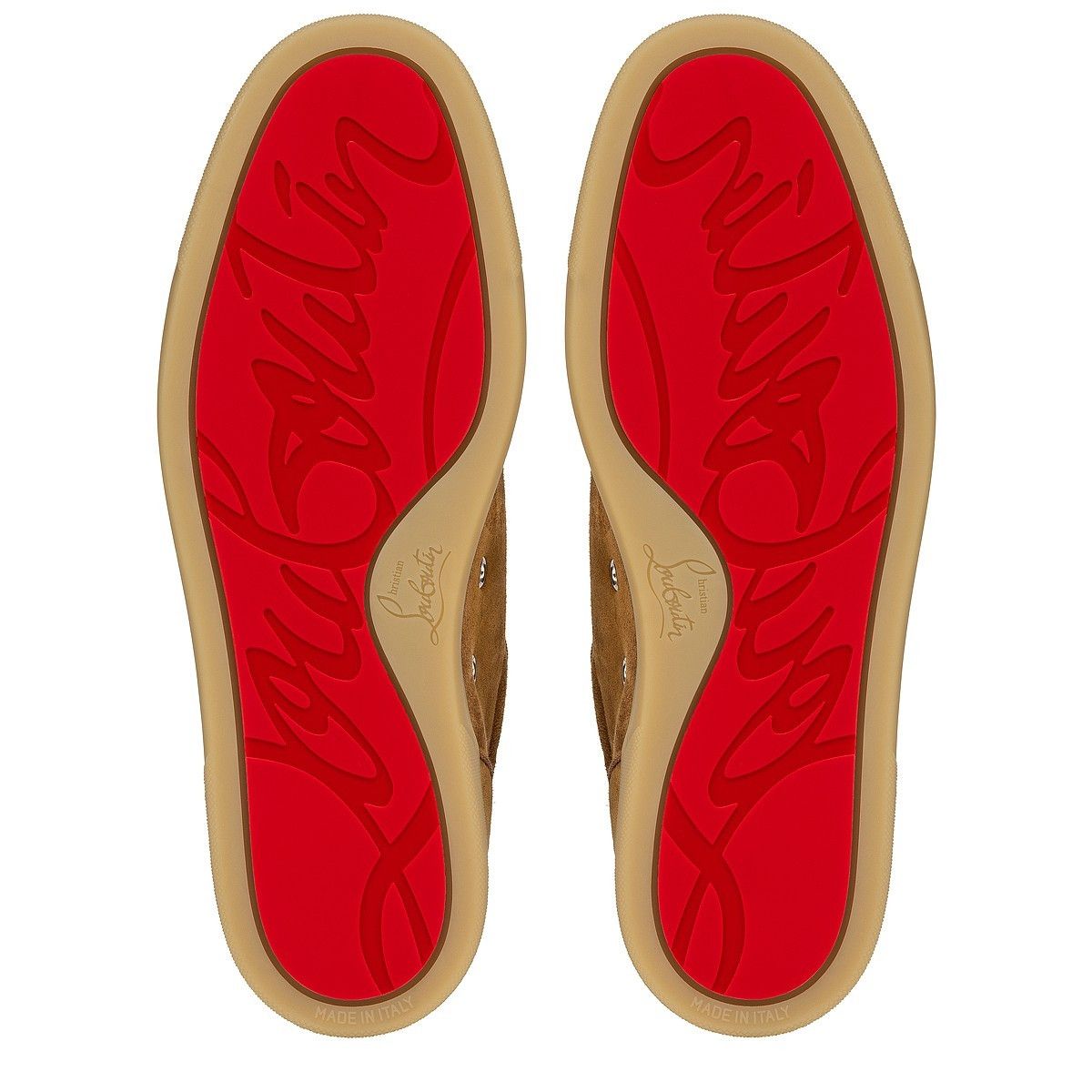 Christian Louboutin os11x0125 Orlato Veau Velours Sneakers in Brown Size US 8 / EU 41 - 5 Thumbnail