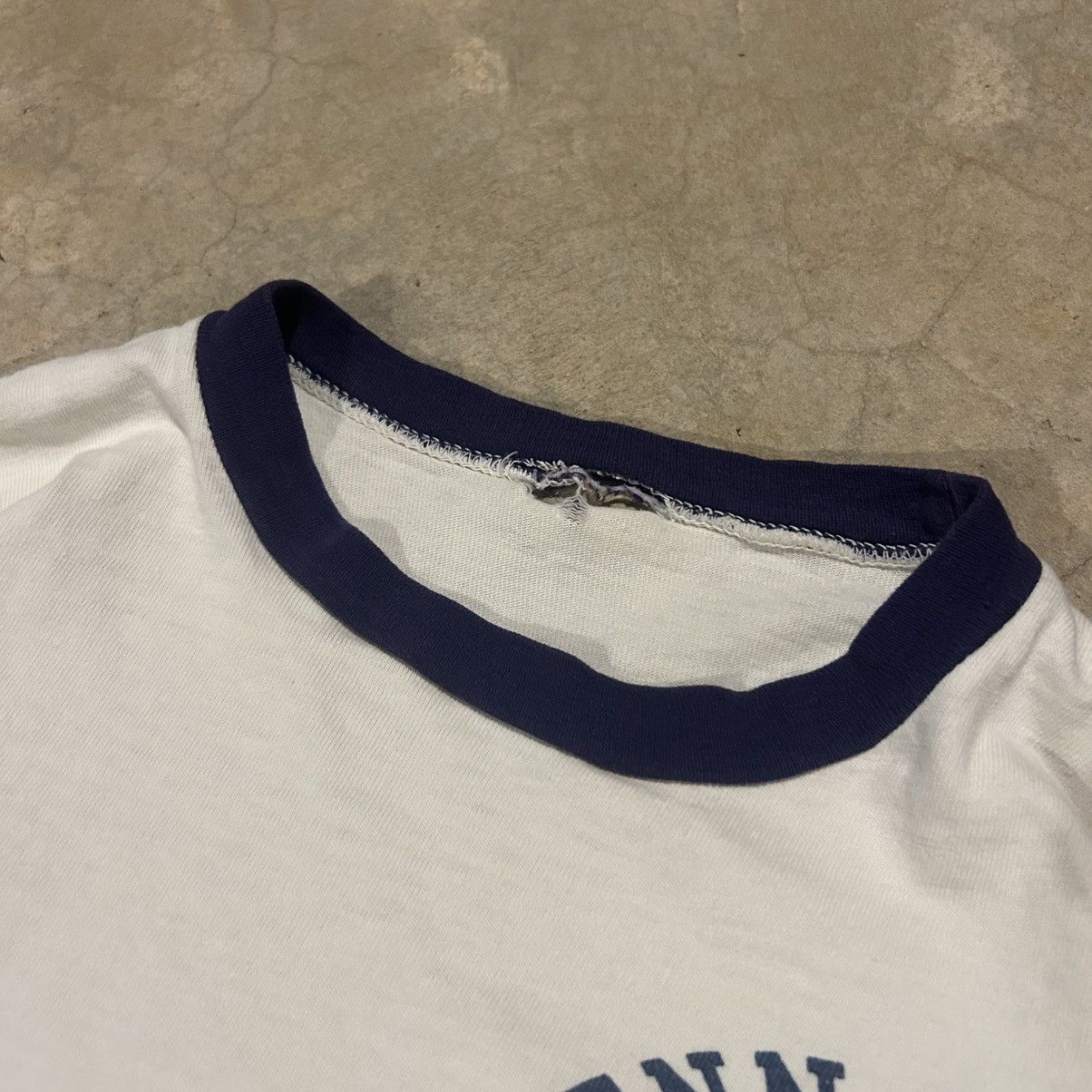 Champion Vintage 1950s Champion Penn State Running Man Ringer Tee Size US S / EU 44-46 / 1 - 4 Thumbnail