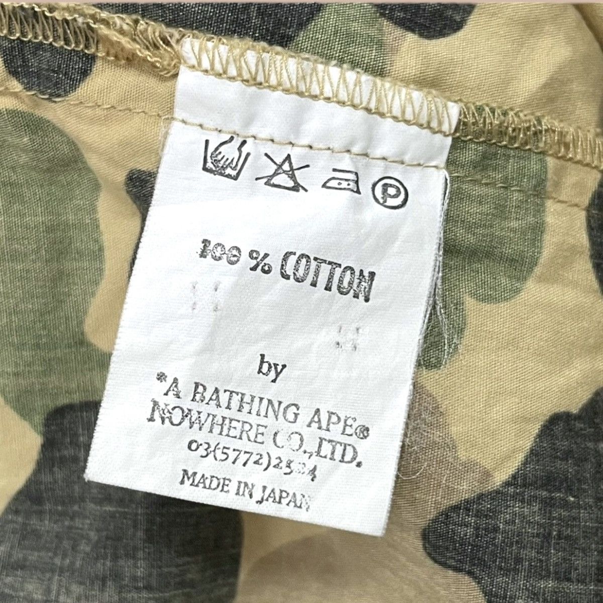 Bape A Bathing Ape Camo Button-up L/S Shirt Size US M / EU 48-50 / 2 - 14 Thumbnail