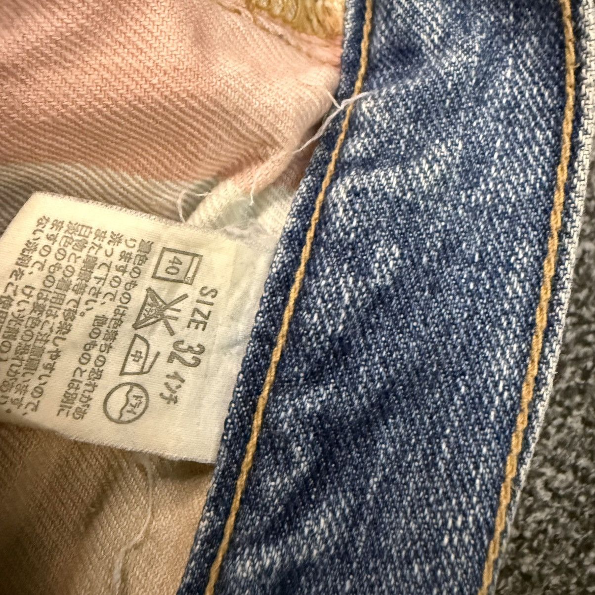 Engineered Garments × Levi's 🔥🇯🇵 90s Japanese Archival Levis Distressed Faded Denim Size US 32 / EU 48 - 19 Thumbnail