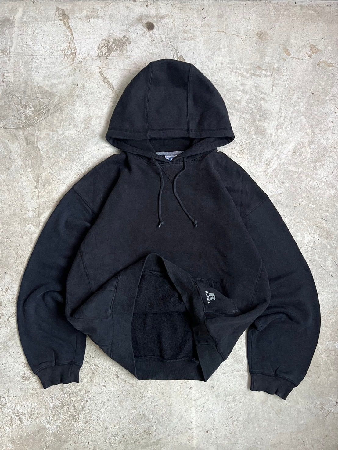 Russell Athletic Vintage 2000s Russell Athletic Blank Hoodie Size US M / EU 48-50 / 2 - 7 Thumbnail