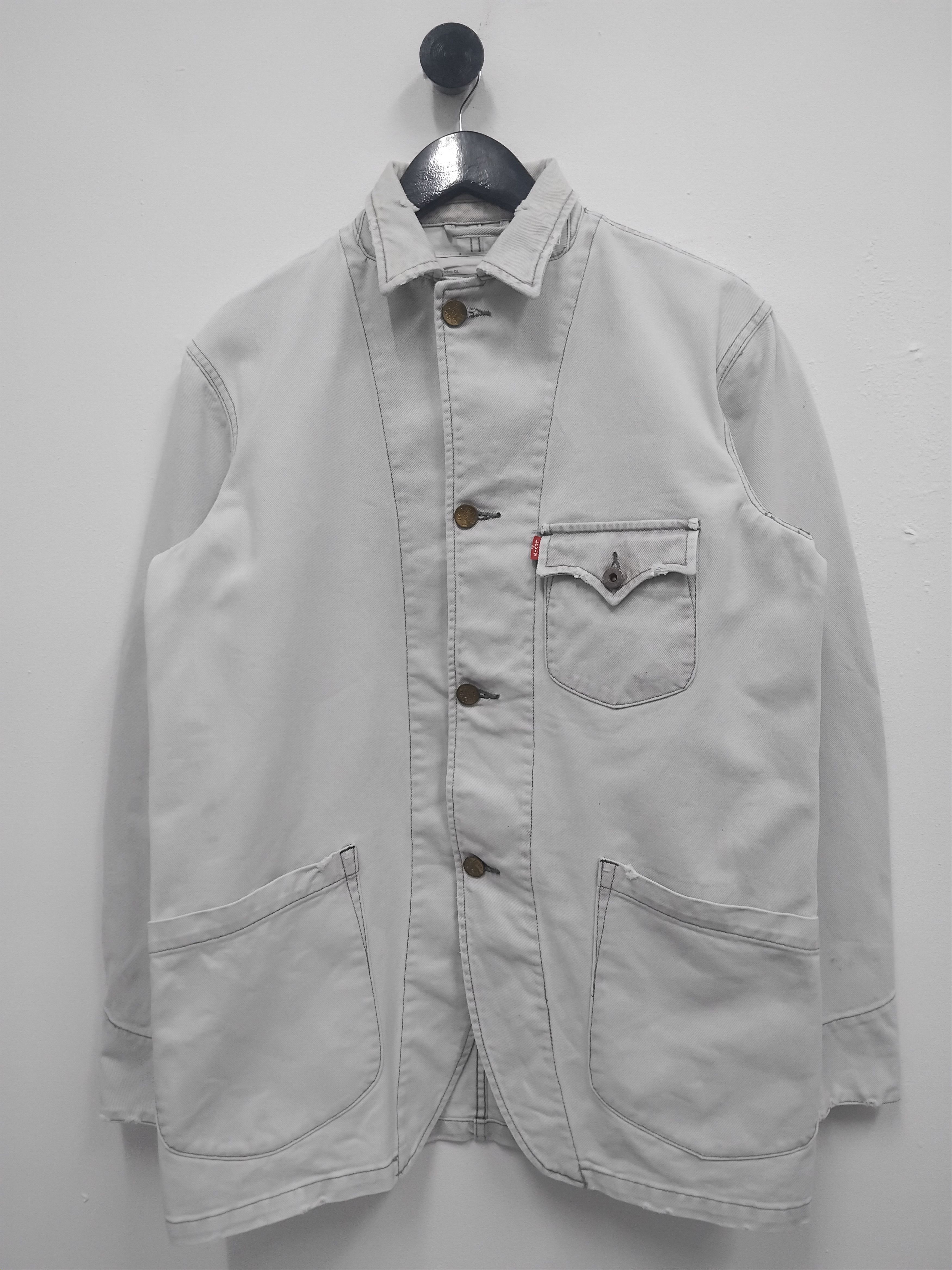 Levi's Vintage levis stonewash chore jacket Size US L / EU 52-54 / 3 - 1 Thumbnail