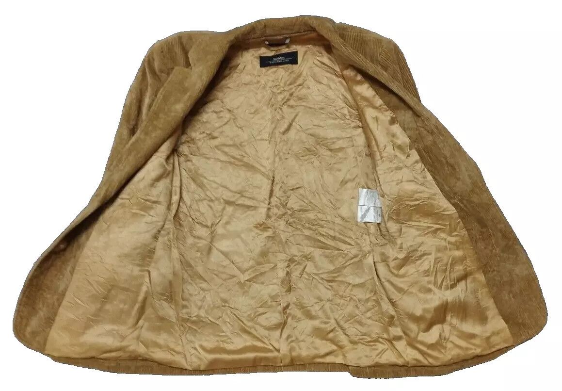 Max Mara × Weekend Max Mara MAX MARA Weekend Line Corduroy Light Brown Women Jacket Size XS / US 0-2 / IT 36-38 - 8 Thumbnail