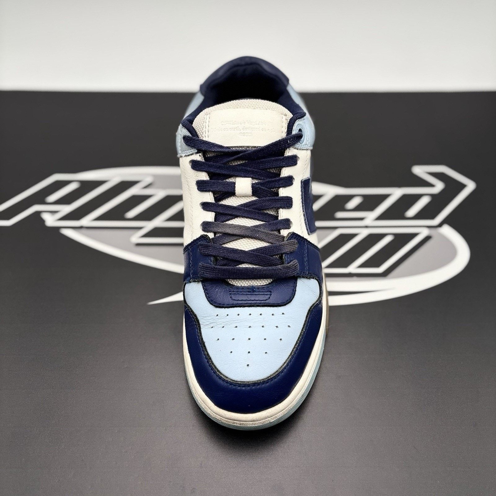 Off-White Off-White Out Of Office ' Blue White ' Size US 9 / EU 42 - 14 Thumbnail