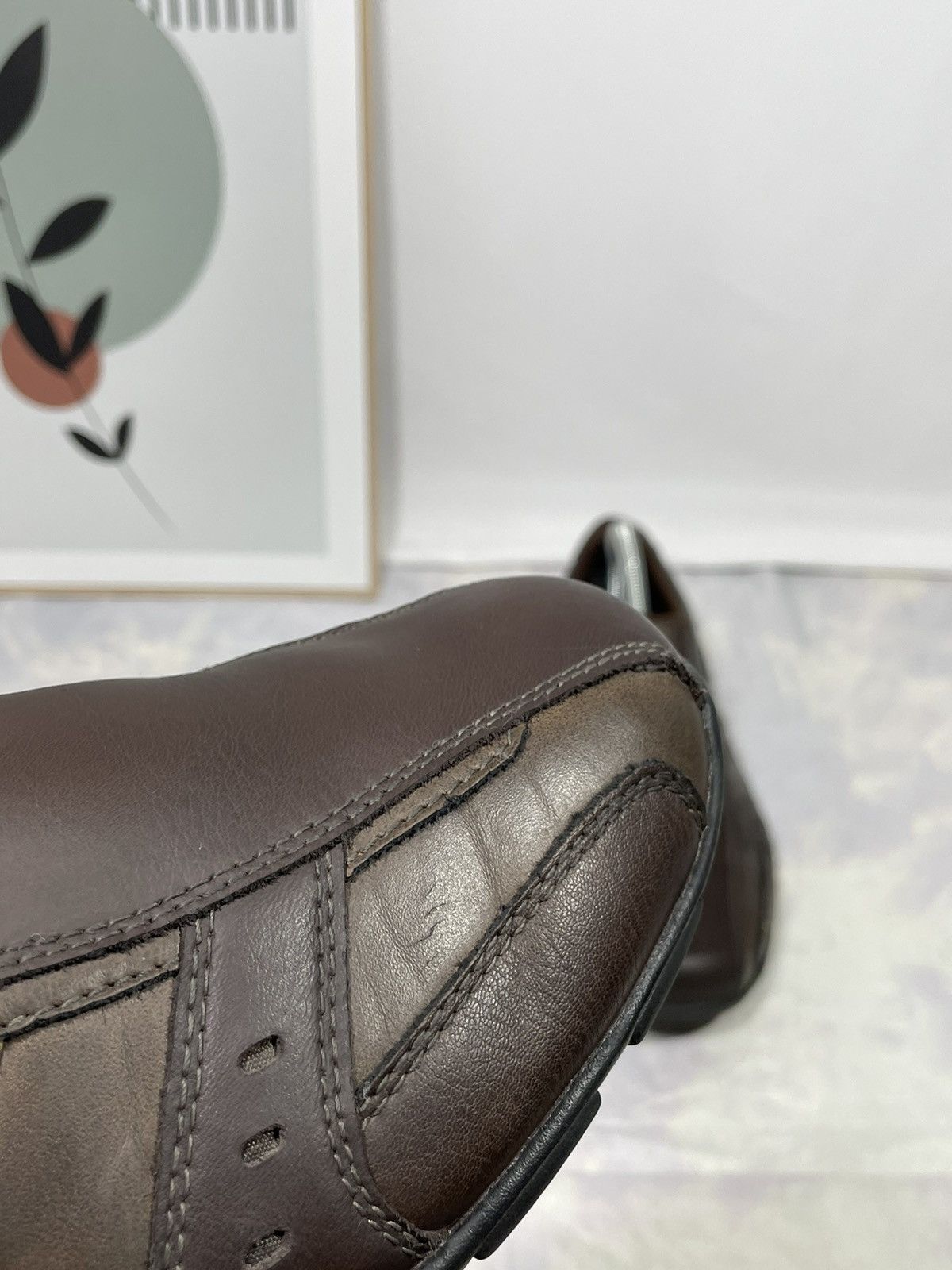 SKECHERS × Vintage Skechers Marter Mens Slip On Sneakers in Brown Size US 10.5 / EU 43-44 - 6 Thumbnail