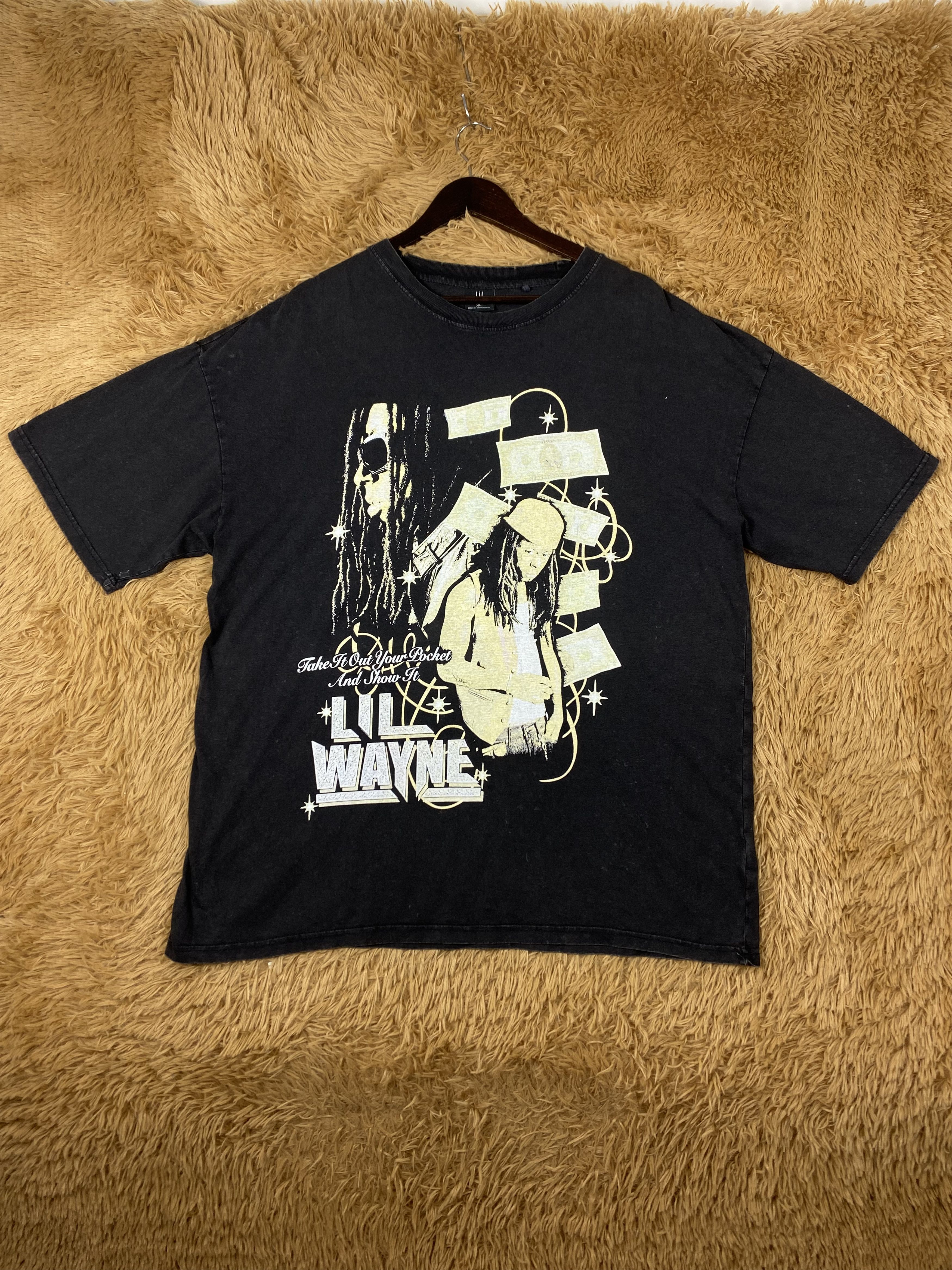 Lil Wayne Vintage Lil Wayne Shorts Sleeve T-Shirts PT0092 Size US XL / EU 56 / 4 - 1 Thumbnail