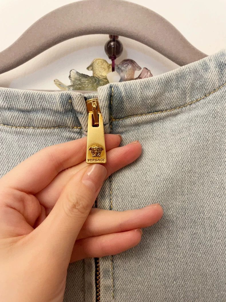 Versace Versace Denim dress Size M / US 6-8 / IT 42-44 - 4 Thumbnail
