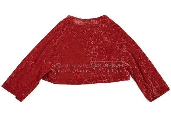 Comme des Garcons Comme Des Garcons Red vintage patterned top Size S / US 4 / IT 40 - 3 Thumbnail