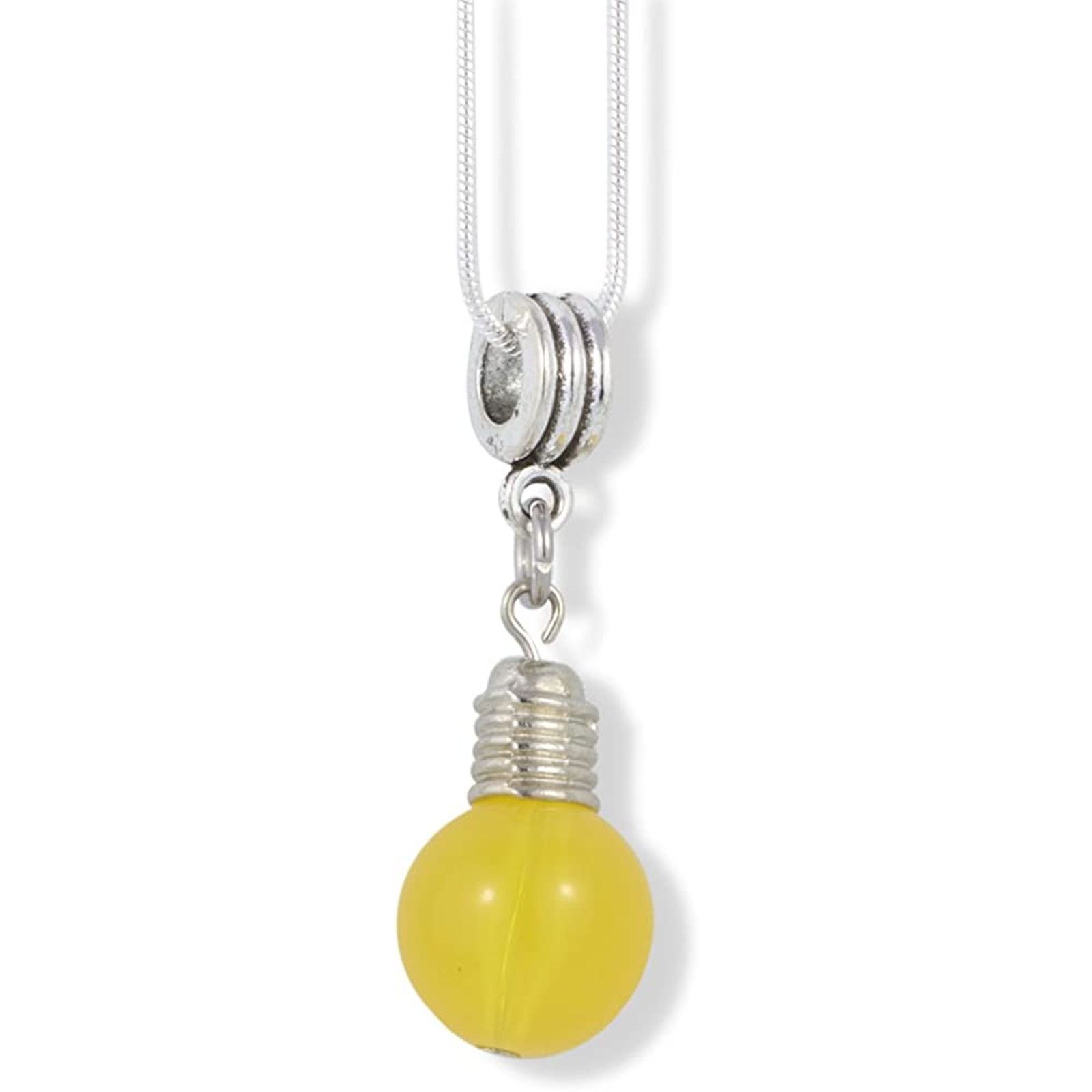 & Other Stories Light Bulb Yellow Charm Necklace Pendant Jewelry Size ONE SIZE - 1 Thumbnail