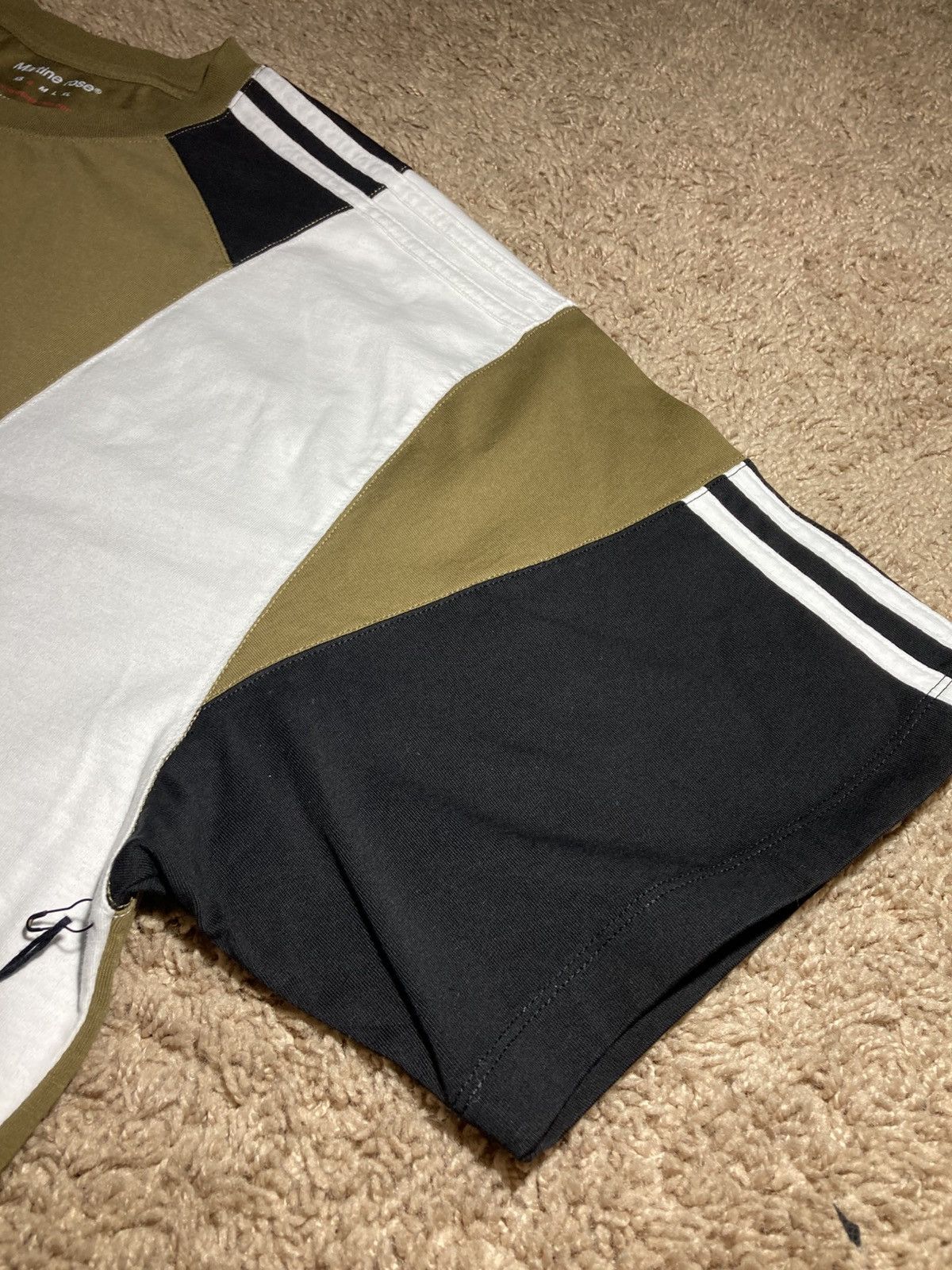 Martine Rose New SS25 Martine Rose Panel Boss Logo Stripe Top Olive 2025 Size US S / EU 44-46 / 1 - 5 Thumbnail