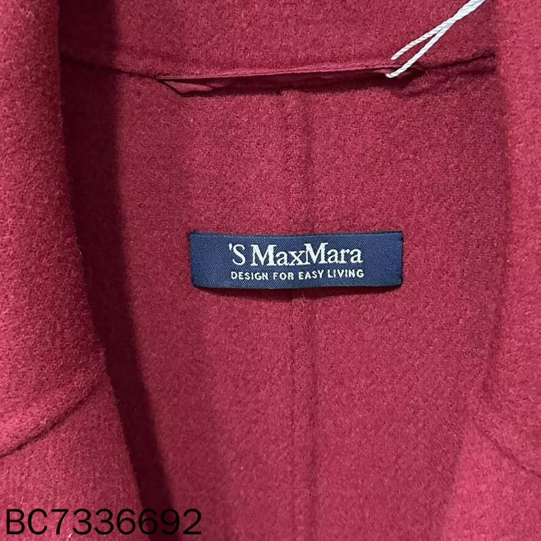 Max Mara Max Mara Burgundy Livia Wool Coat Size M / US 6-8 / IT 42-44 - 5 Thumbnail