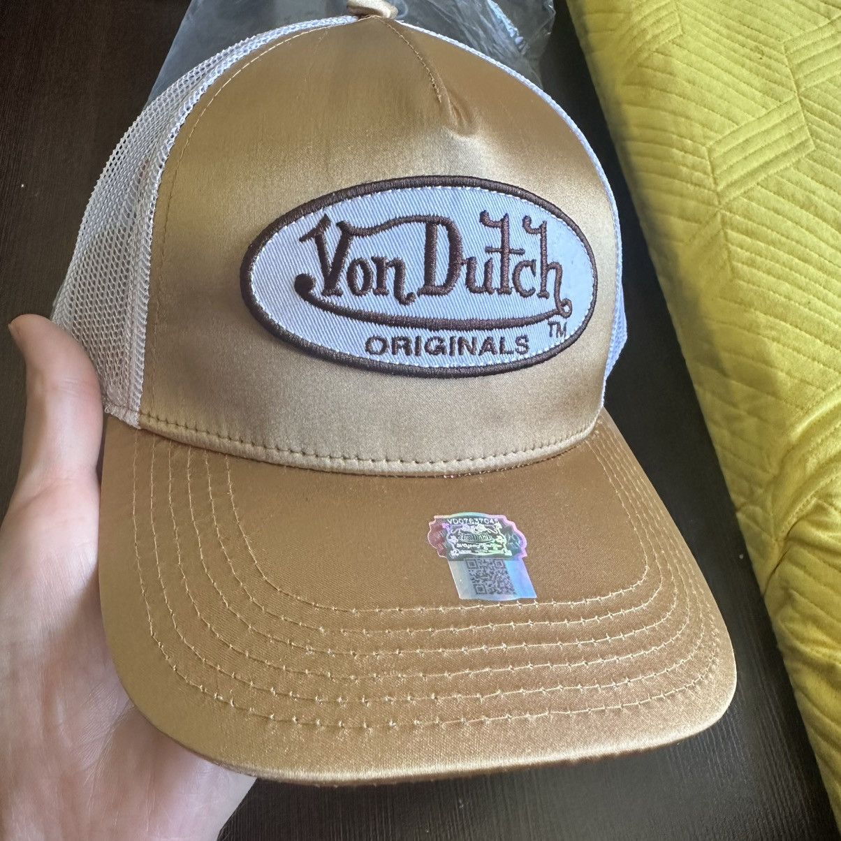 Von Dutch Von Dutch Rare Gold Cap Hat Grail streetwear Travis Scott Size ONE SIZE - 1 Thumbnail