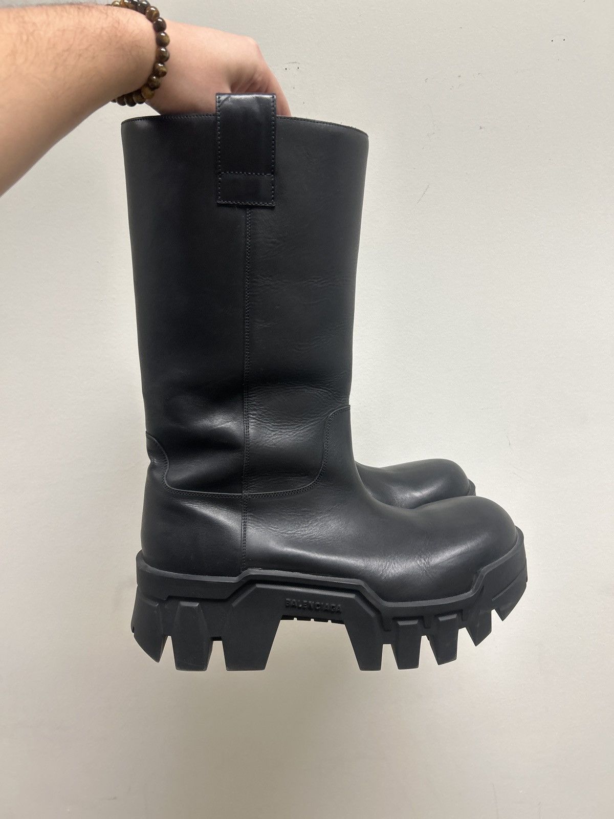 Balenciaga SS24 Calf high Bulldozer Boots Size US 11 / EU 44 - 2 Thumbnail