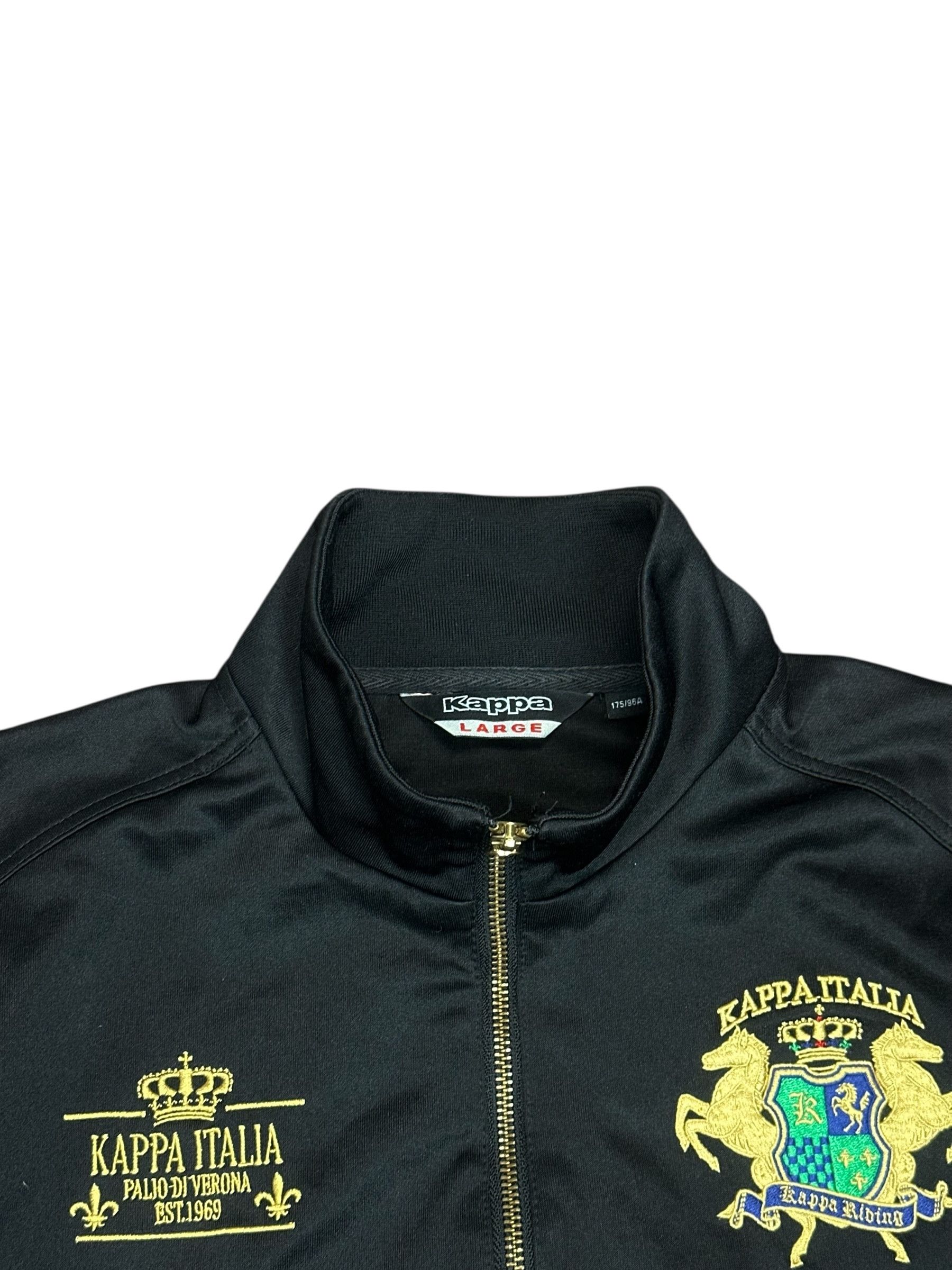 Kappa Kappa Italia black gold track top jacket Size L / US 10 / IT 46 - 5 Thumbnail