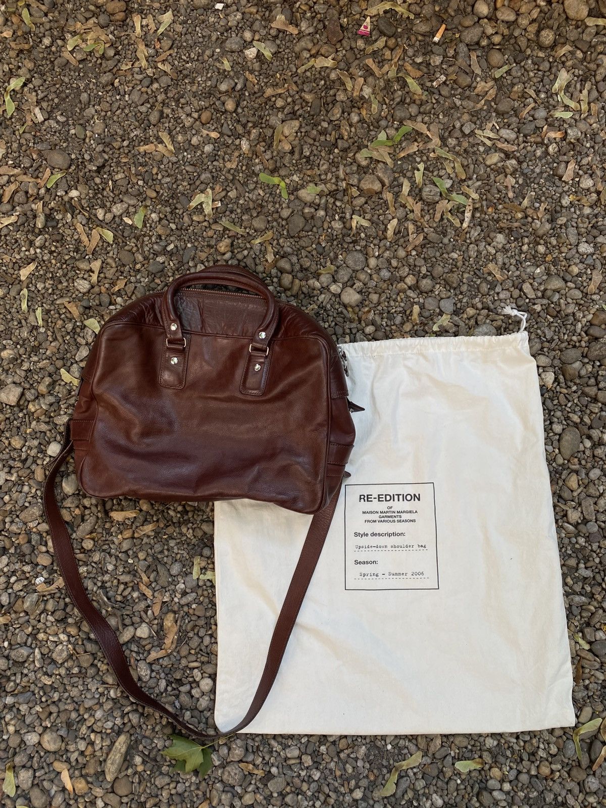 H&M × Maison Margiela × Vintage Maison Margiela x H&M Double Side Leather Bag Size ONE SIZE - 1 Thumbnail