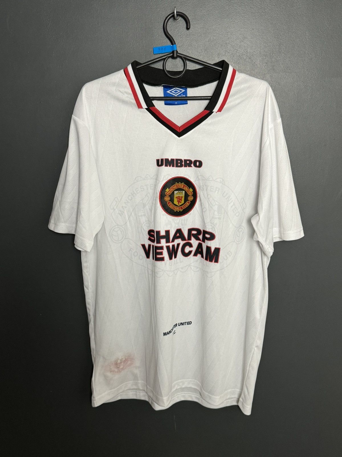 Umbro Vintage Manchester United 96/97 Away Football Jersey T-Shirt Size US M / EU 48-50 / 2 - 1 Thumbnail