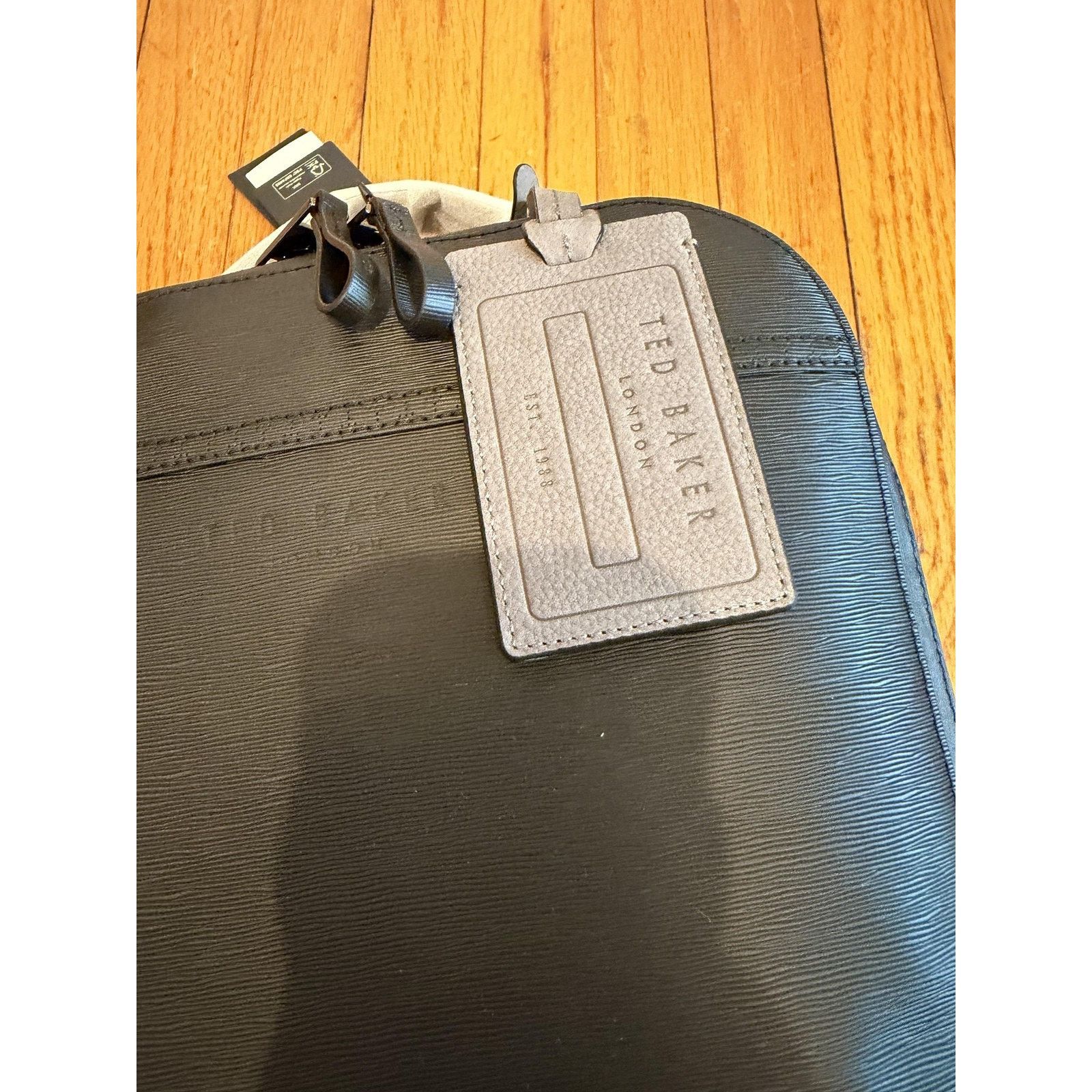 Ted Baker Ted Baker Mens Black Leather Backpack Size ONE SIZE - 5 Thumbnail