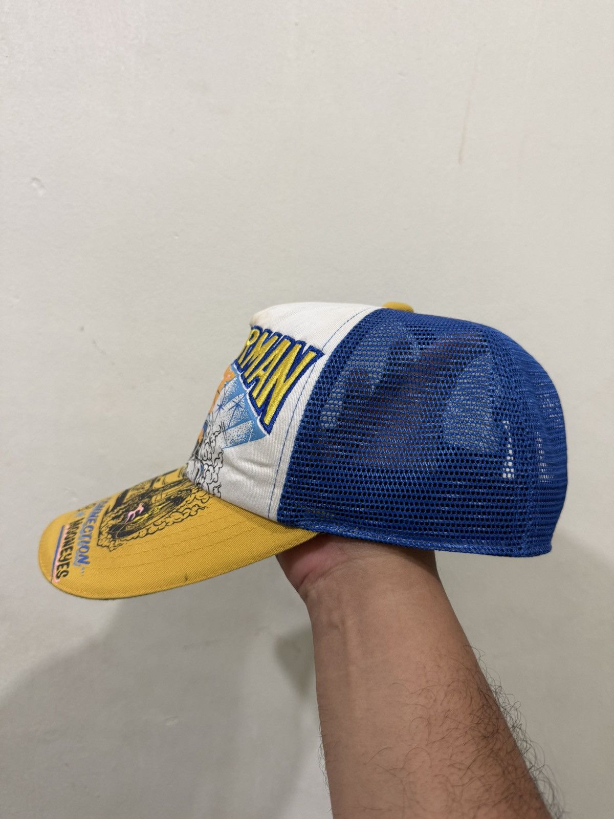 Japanese Brand Baystar Yokohama X Mooneyes Embroid Trucker Hat Size ONE SIZE - 3 Thumbnail