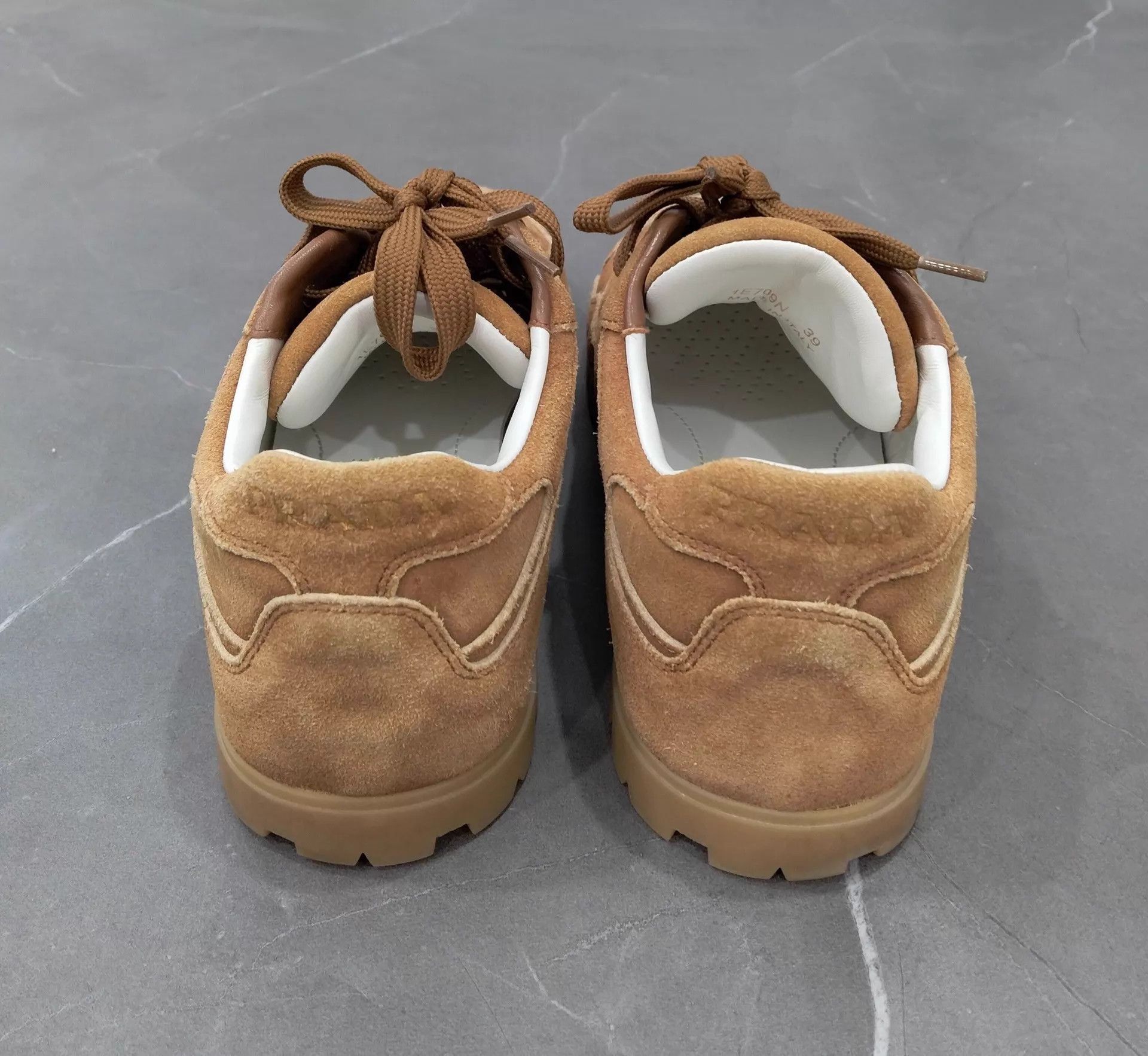 Prada PRADA Round Toe Lace-Up Casual Shoes 39 Size US 8.5 / IT 38.5 - 5 Thumbnail