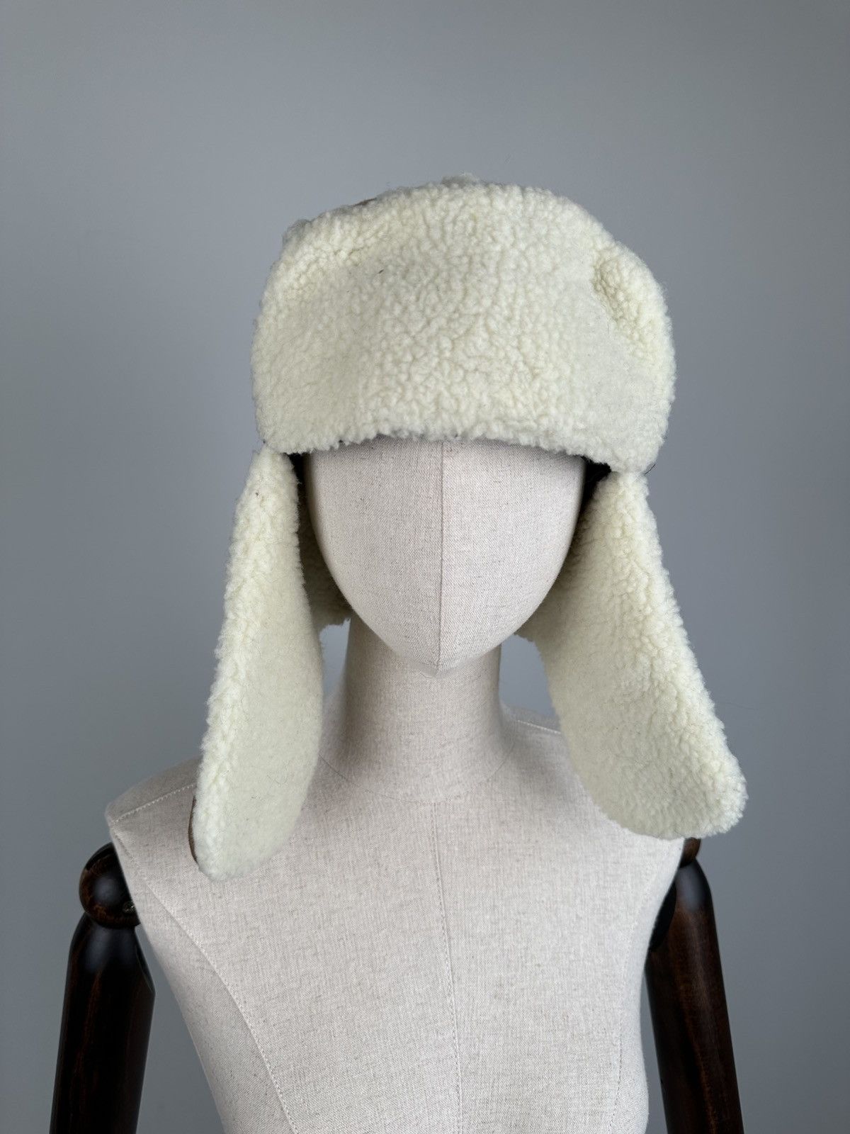 Vintage Aviator Fur Mohair Ushanka Hat Vintage Y2k Size ONE SIZE - 3 Thumbnail