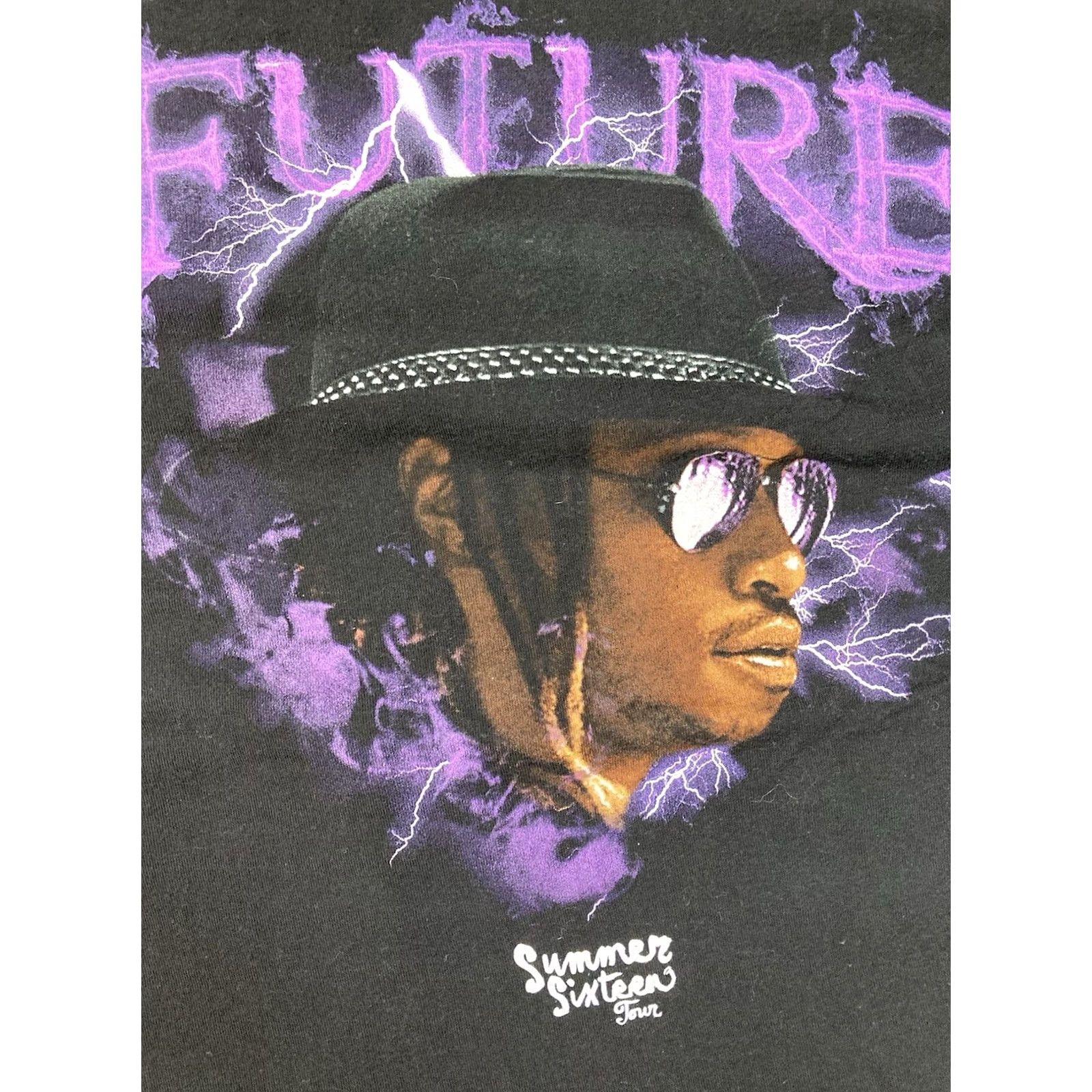 Vintage VINTAGE Future Summer Sixteen Tour Graphic T-shirt Women Small Black Rap Music Freebandz Size S / US 4 / IT 40 - 2 Thumbnail