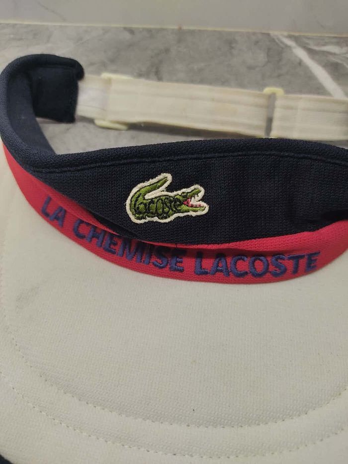 Lacoste Vintage Lacoste Half Cap Hat Size ONE SIZE - 2 Thumbnail