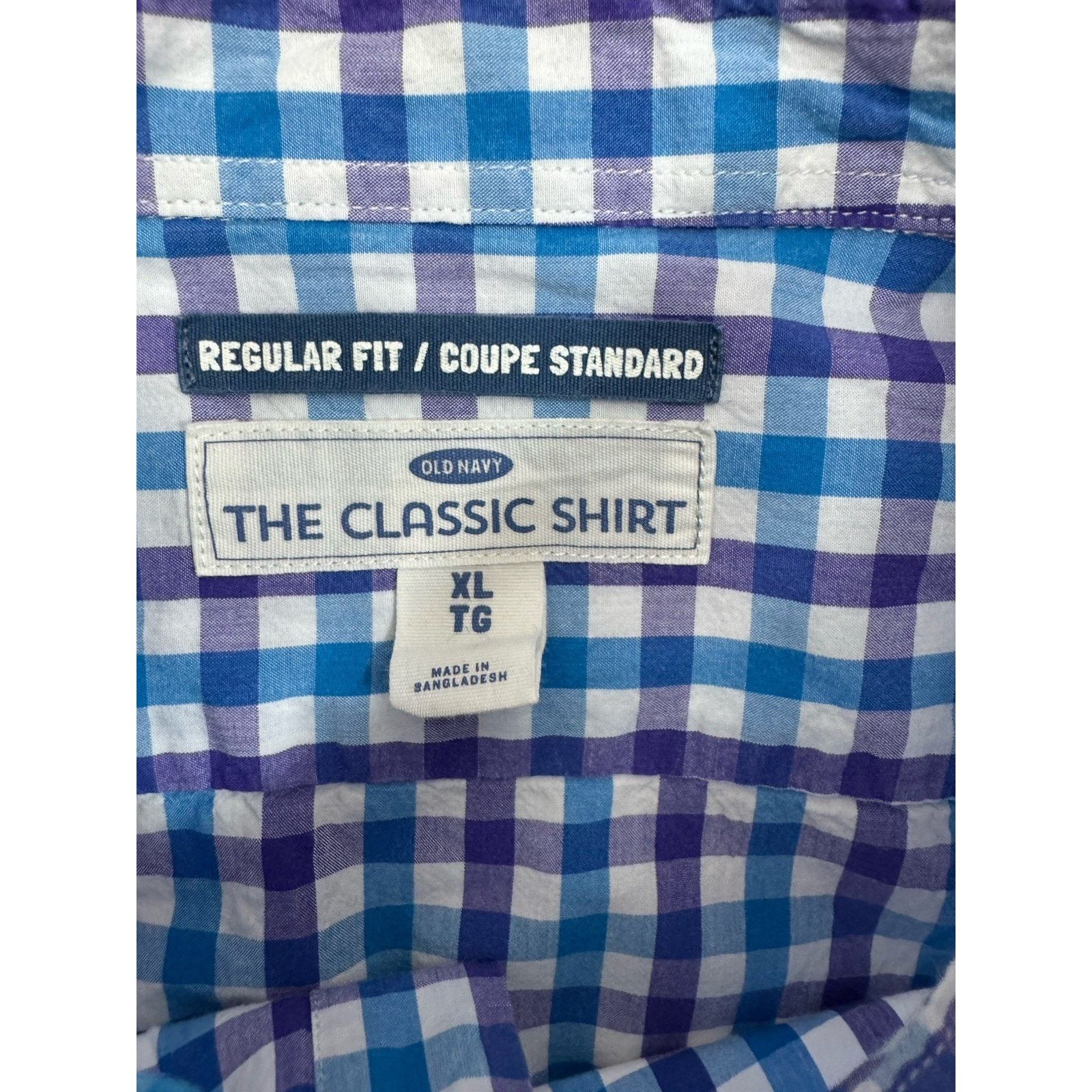 Old Navy Old Navy The Classic Shirt Mens X-Large Button Up Blue Size US XL / EU 56 / 4 - 8 Thumbnail