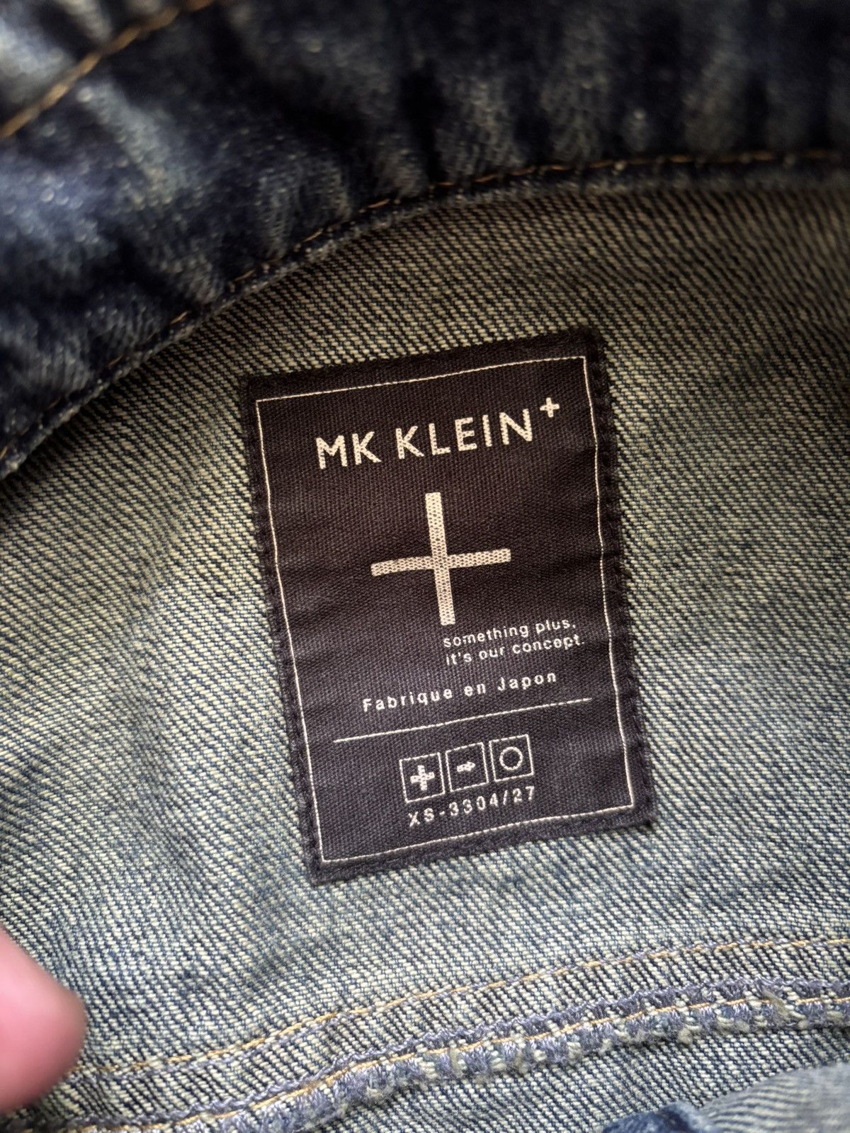 Other MK KLEIN+ Cropped Denim Jacket Size XS / US 0-2 / IT 36-38 - 9 Thumbnail