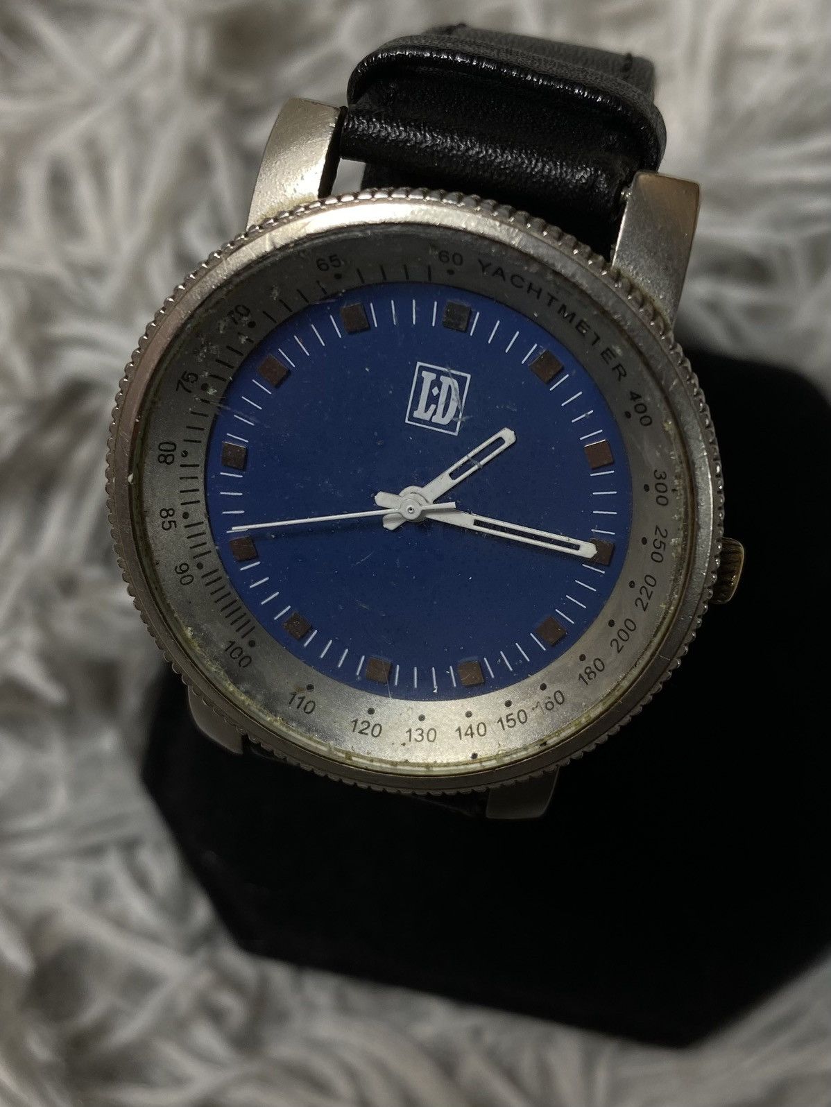 Vintage LD Yachtmeter Blue Dial Vintage Watch Japan Movement Size ONE SIZE - 2 Thumbnail