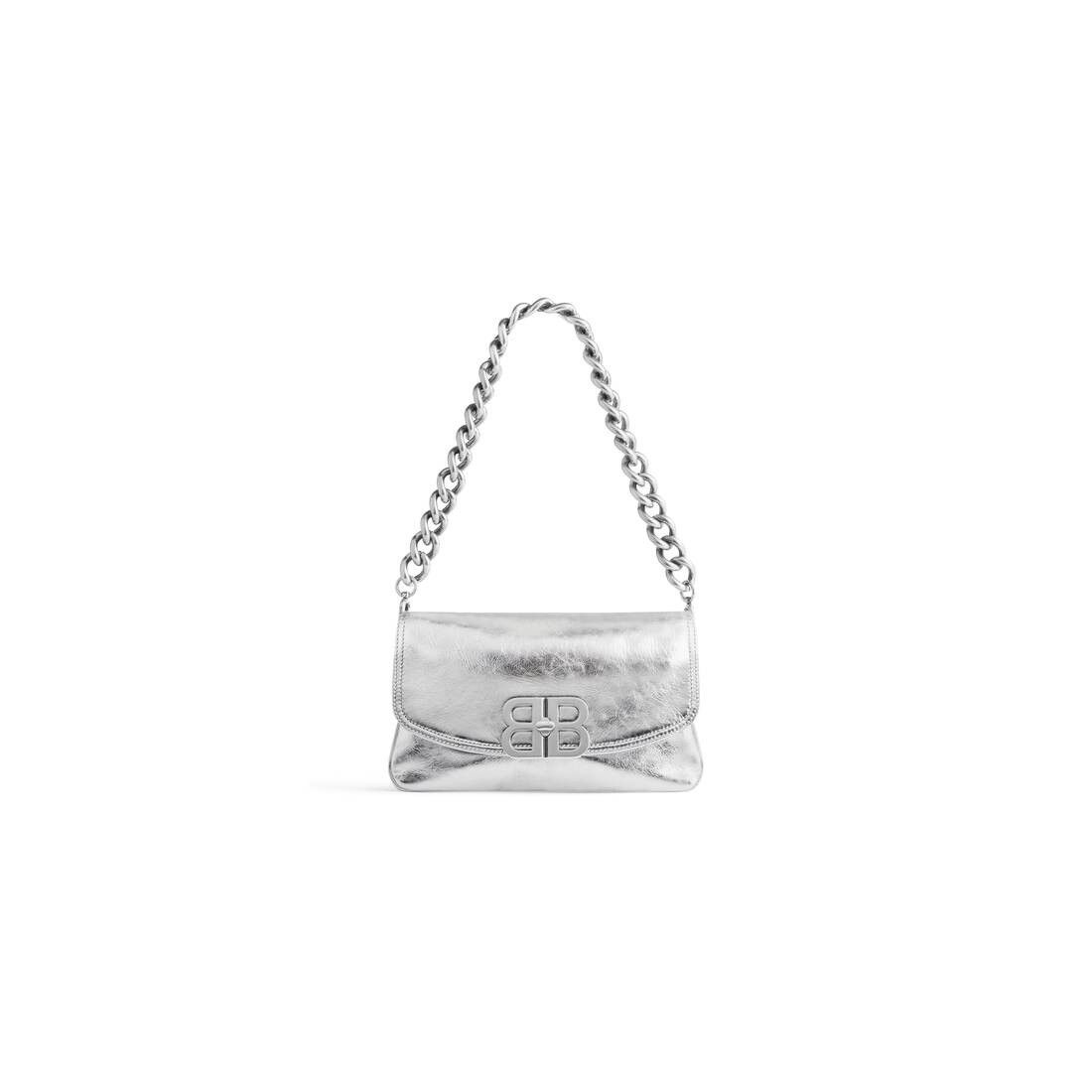 Balenciaga o1mt1gz0325 Size: OS / BB Soft Small Flap Bag Metallized Size ONE SIZE - 1 Thumbnail