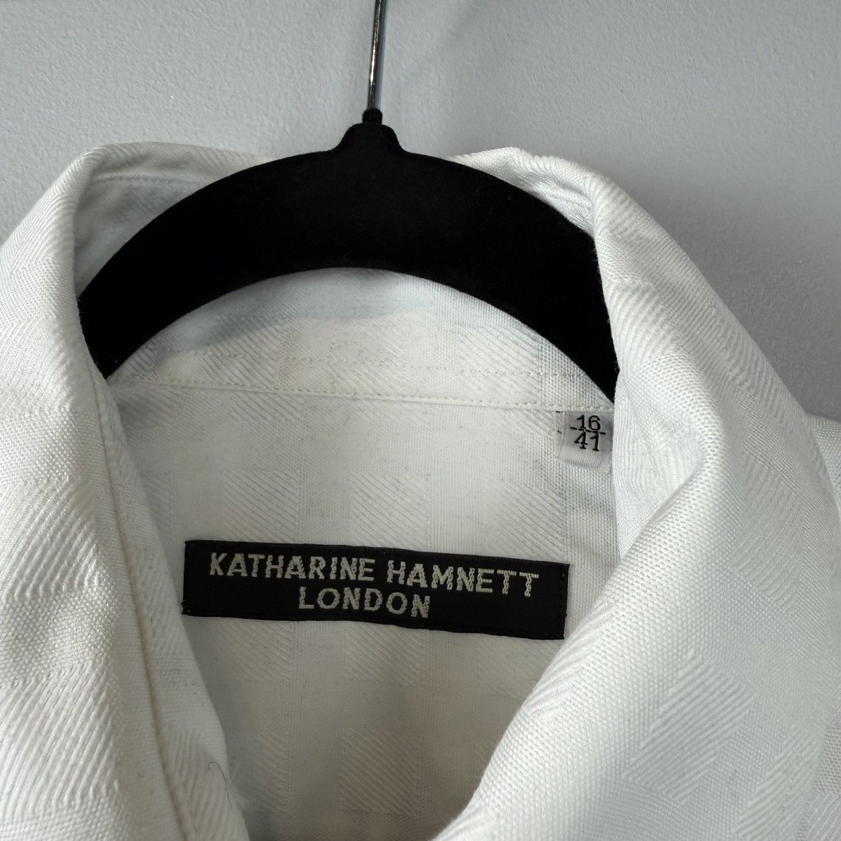 Katharine Hamnett London Vintage Kathrarine Hamnett London Shirt Button Up Size US L / EU 52-54 / 3 - 5 Thumbnail