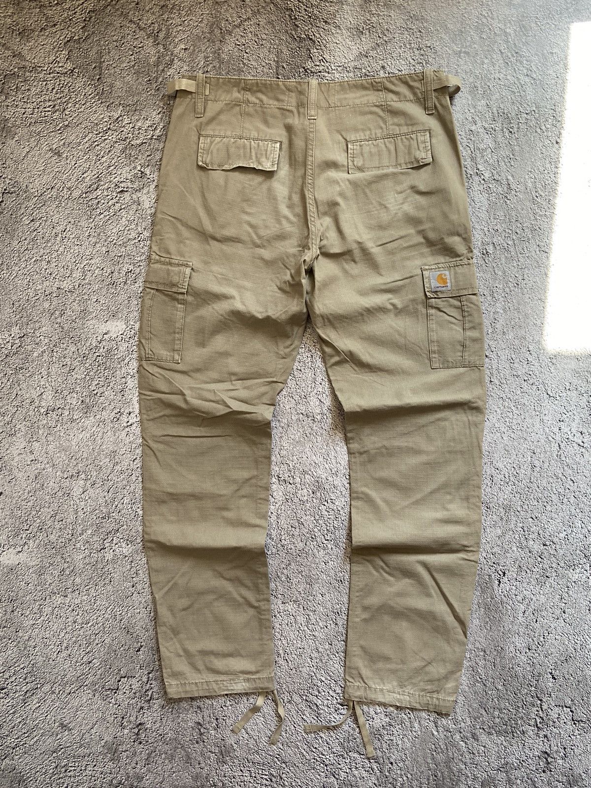 Carhartt × Vintage Vintage Carhartt Faded Distressed Cargo Pants Size US 29 - 1 Thumbnail