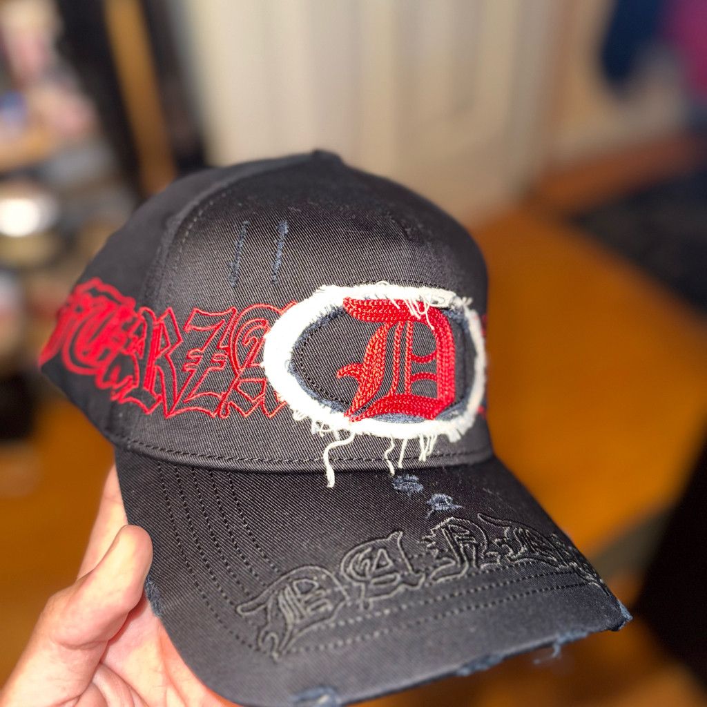 New Era Dandy Hats x Fuerza Regida Distressed Red Size ONE SIZE - 1 Thumbnail