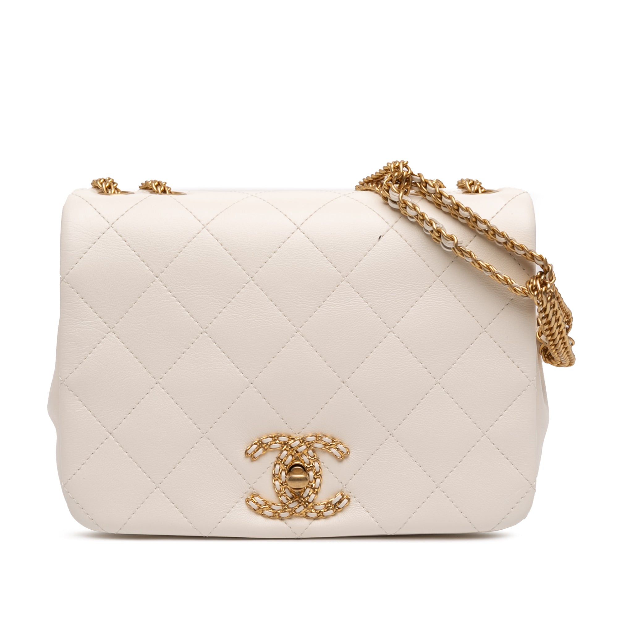 Chanel Small Quilted Lambskin On And On Chain Flap Size ONE SIZE - 1 Thumbnail