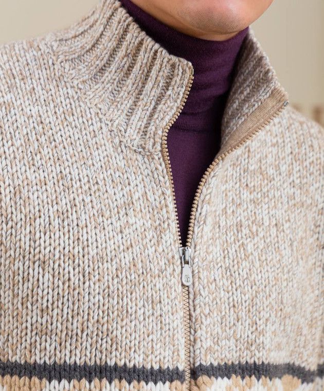 Brunello Cucinelli o1w1db10225 Cashmere Sweater in Dark Purple Size US S / EU 44-46 / 1 - 6 Thumbnail