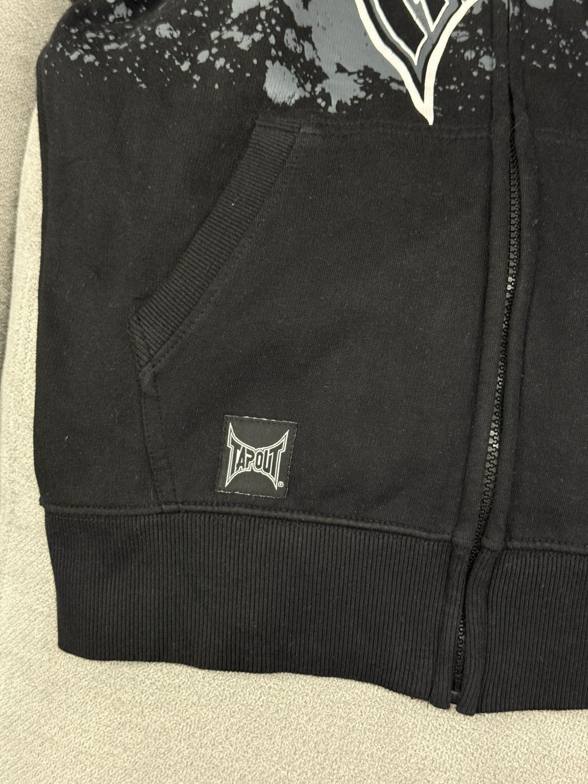 Tapout Tapout Crazy Y2K Vintage Zip Hoodie Vest Size US M / EU 48-50 / 2 - 3 Thumbnail