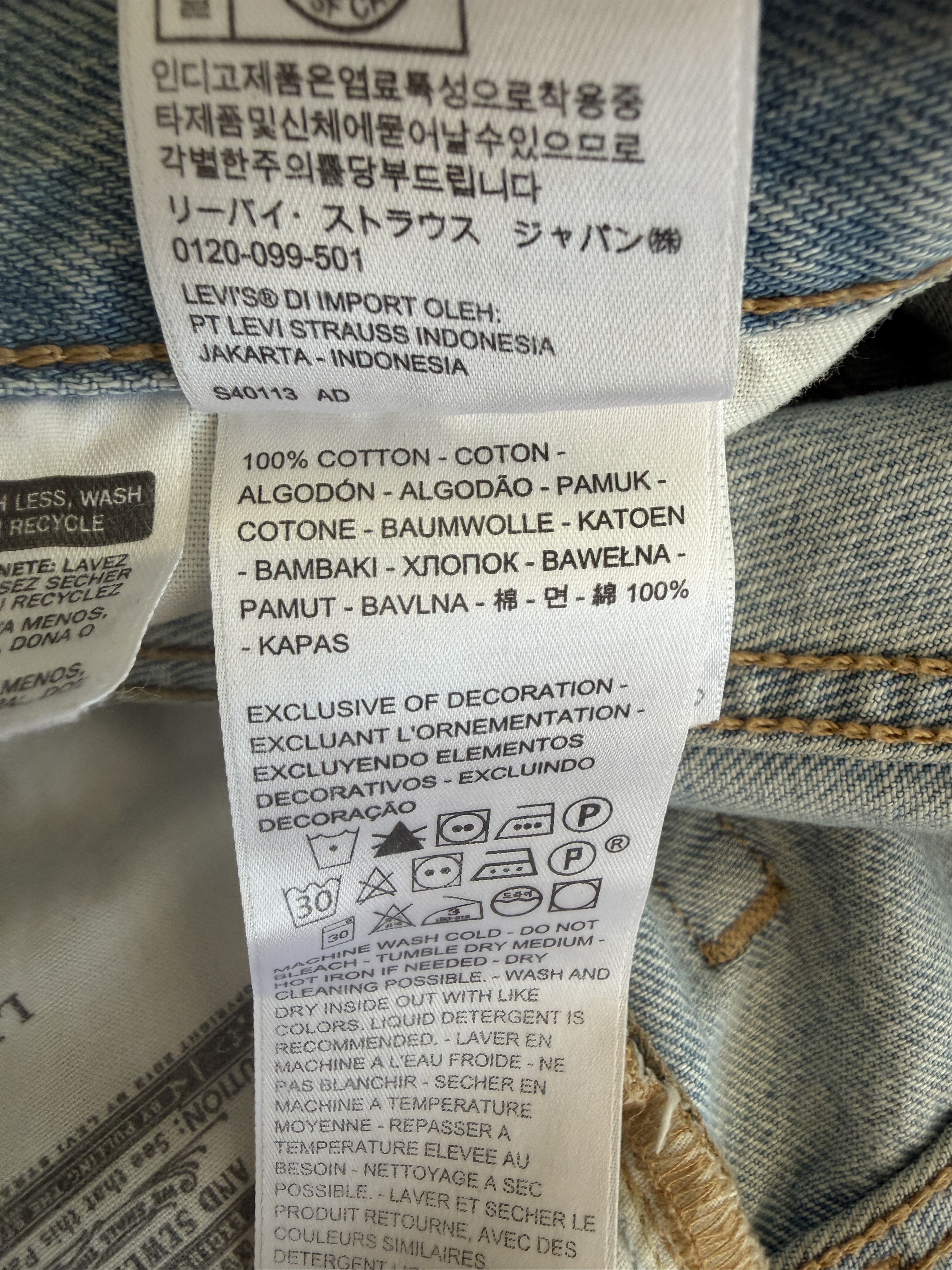 Levi's Levi's 501® Original Cropped Women's Jeans W26/L26 Size 26" / US 2 / IT 38 - 8 Thumbnail