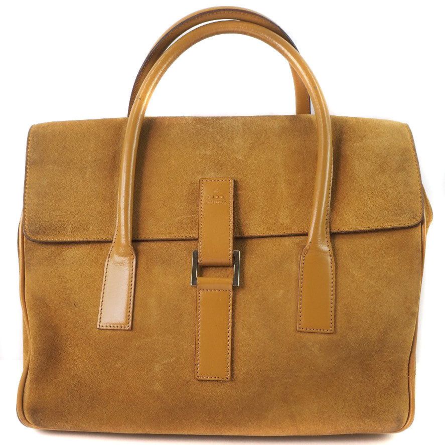 Gucci Camel Suede Handbag (Pre-Owned) Size ONE SIZE - 1 Thumbnail