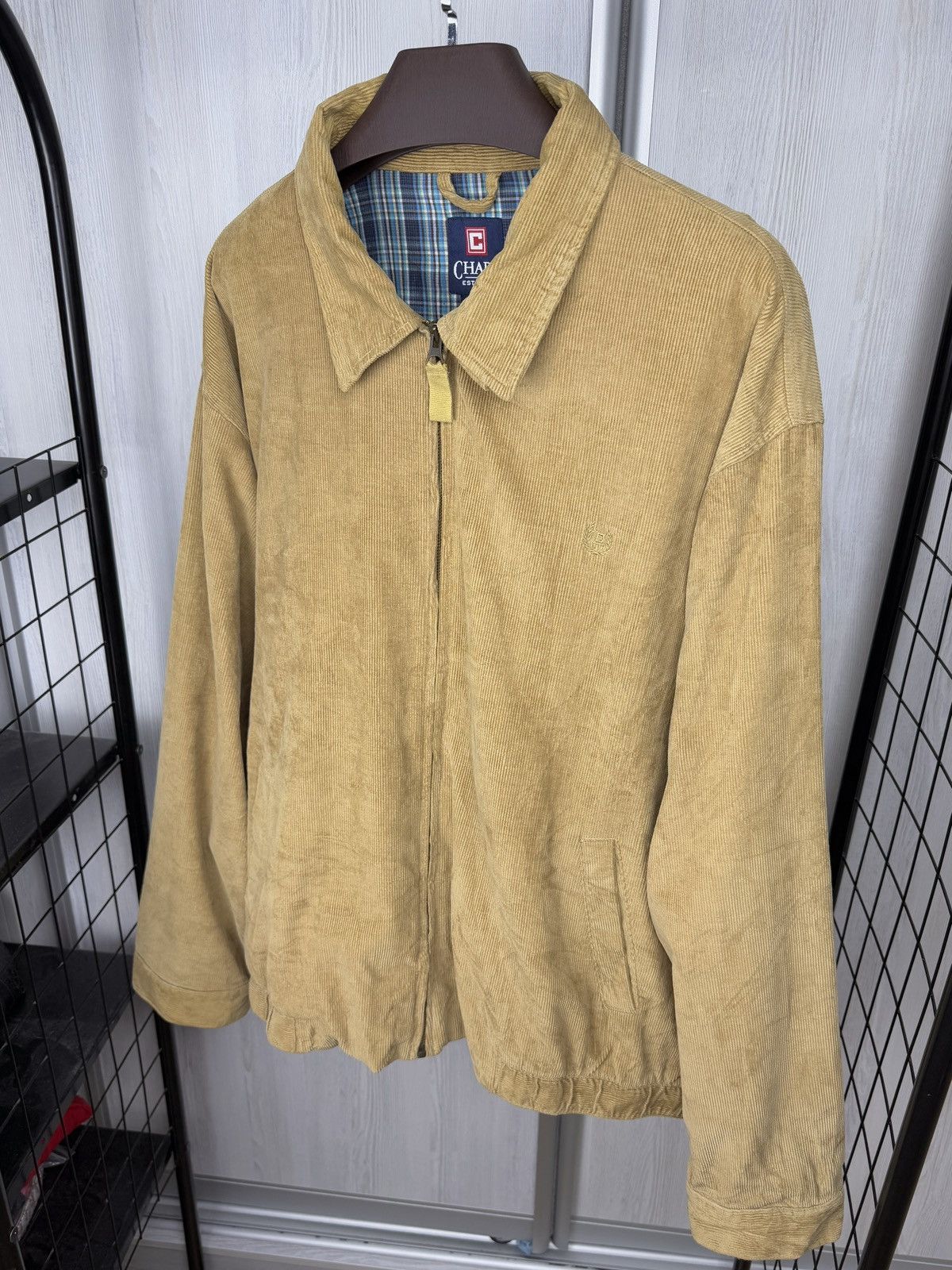Chaps Ralph Lauren Vintage Chaps Ralph Lauren Corduroy Plaid Lined Chore Jacket Size US XXL / EU 58 / 5 - 8 Thumbnail