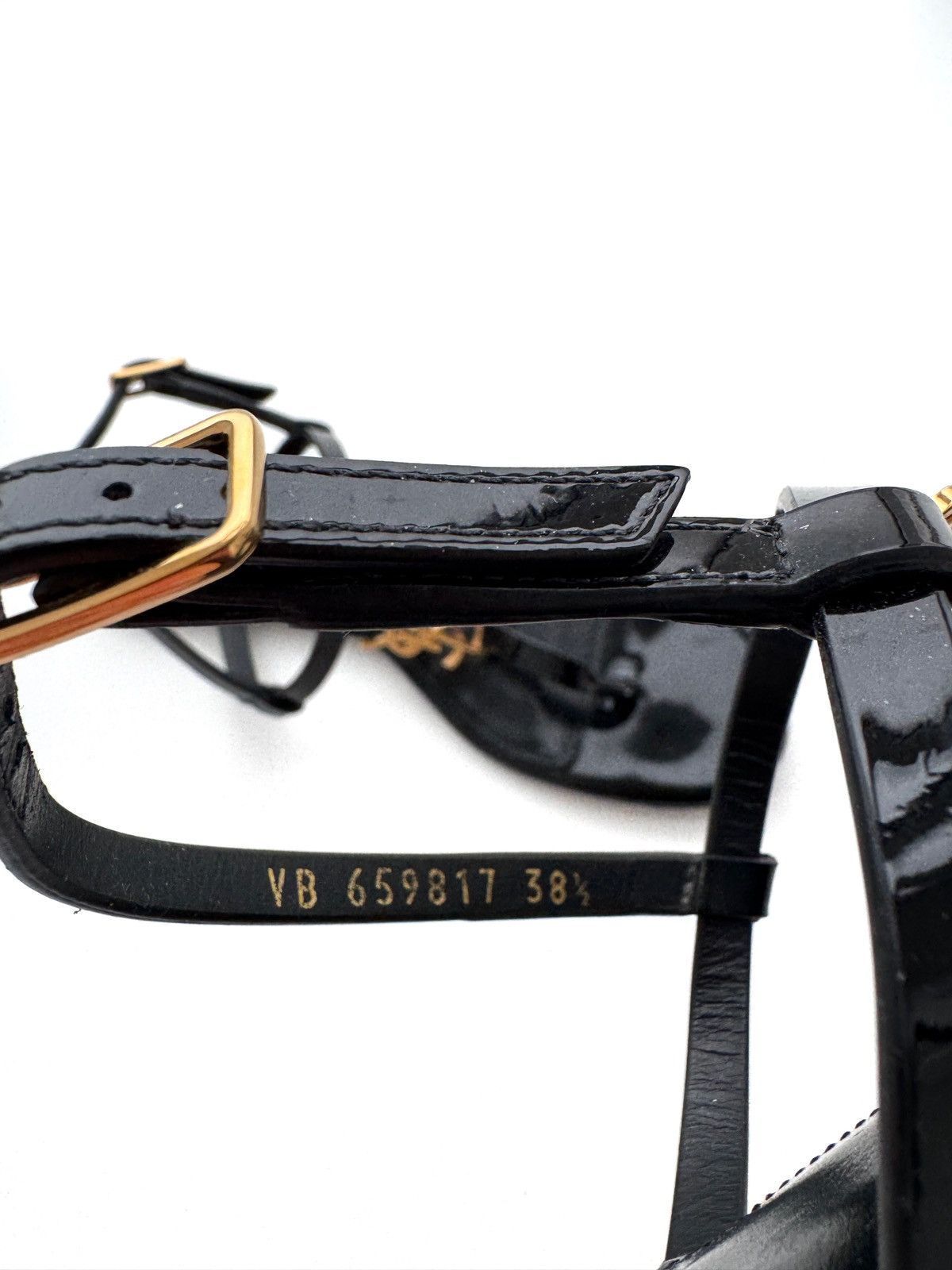 Saint Laurent Paris Saint Laurent Sandals Mini Logo Size US 7.5 / IT 37.5 - 7 Thumbnail