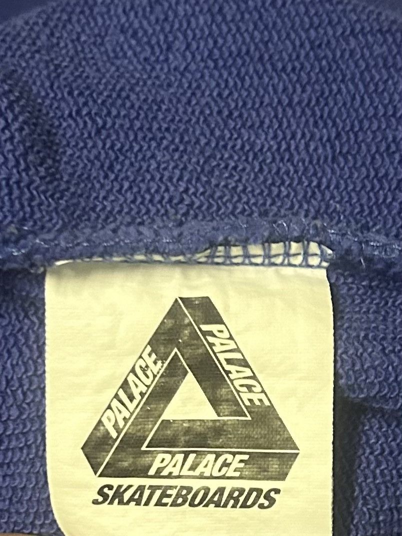 Palace Palace Jumbo Drop Crew Sweatshirt Blue - Size M Size US M / EU 48-50 / 2 - 12 Thumbnail