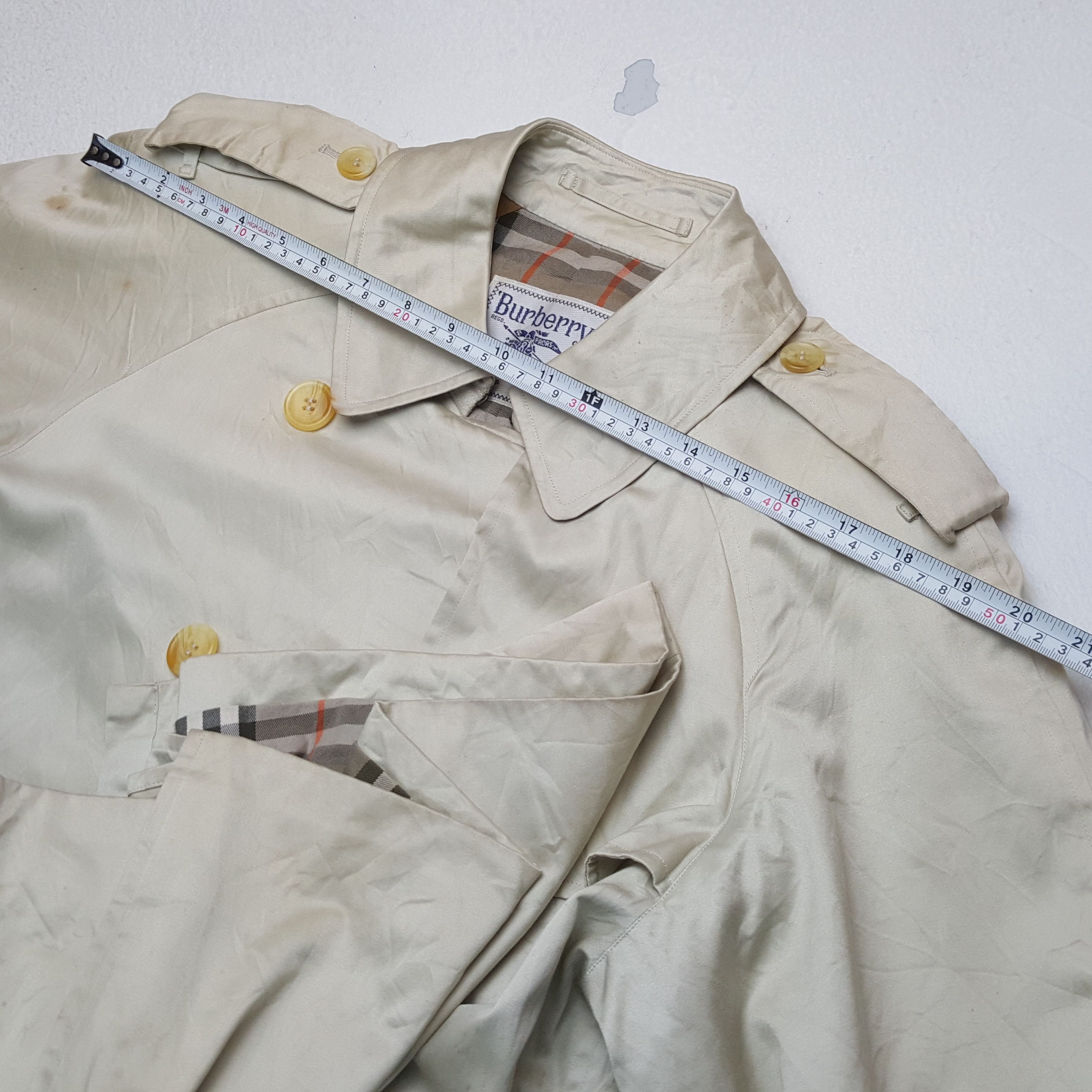 Vintage Burberry's Fashion Brand Style Trench Coat Jacket